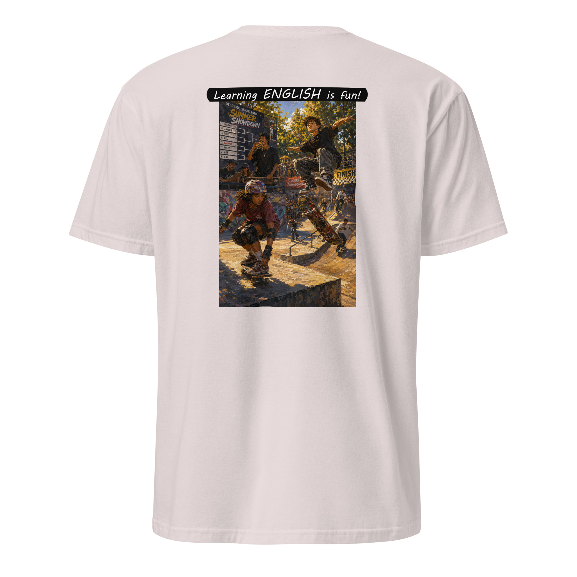Unisex Softstyle T-Shirt - Learning ENGLISH is fun! - The Summer Showdown - Image 46