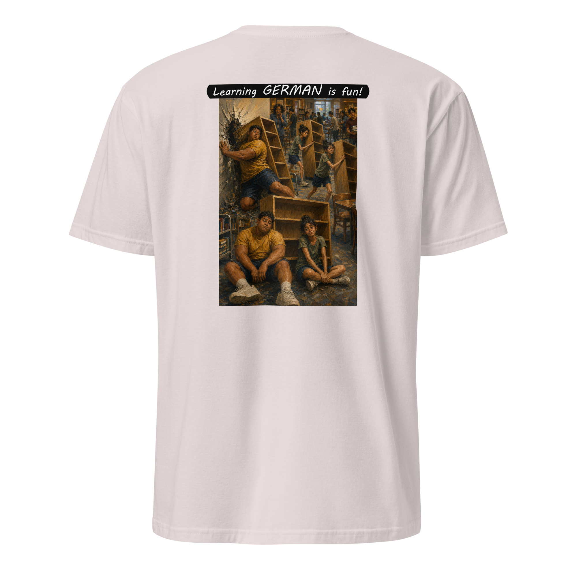 Unisex Softstyle T-Shirt - Learning GERMAN is fun! - Fair Trade - Image 46
