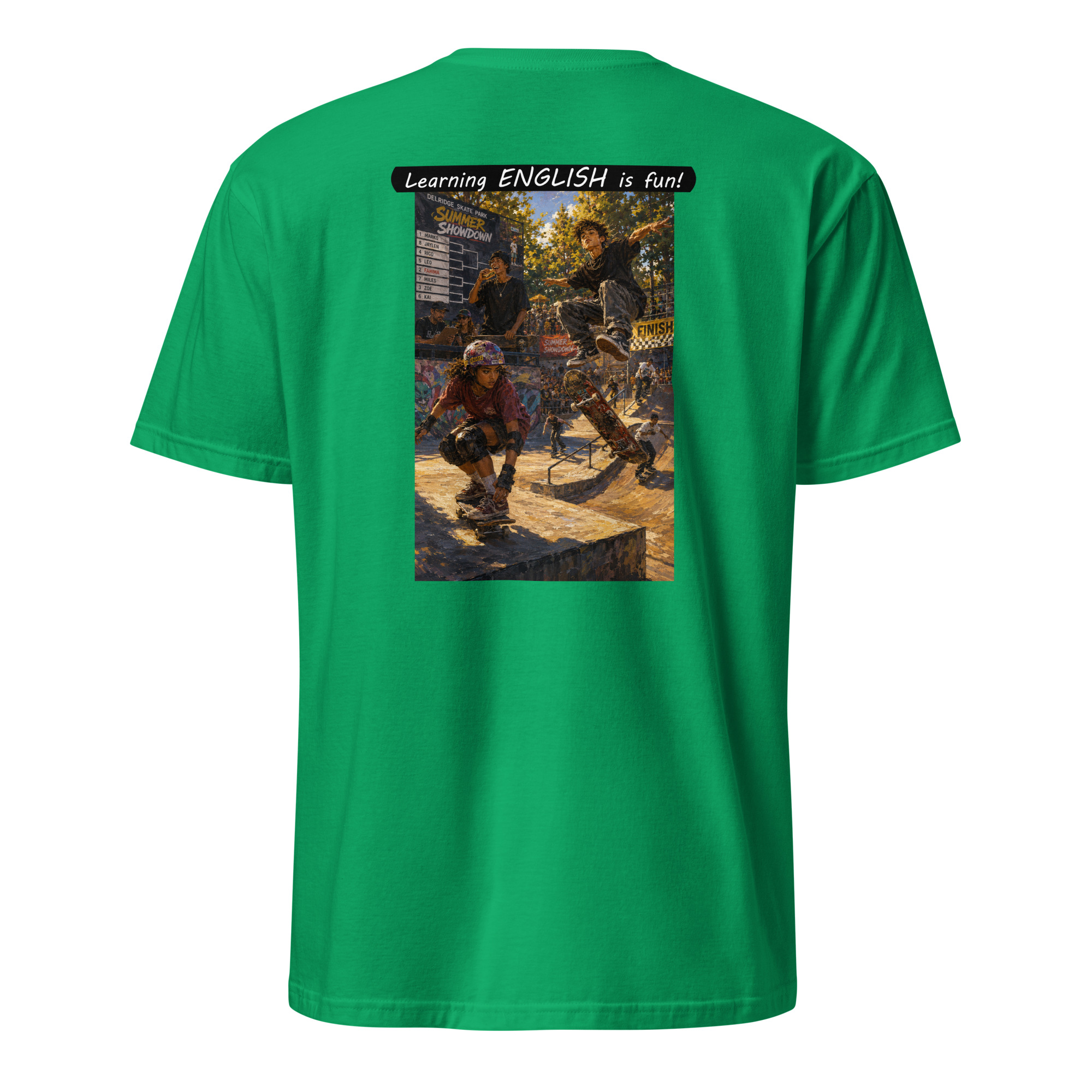 Unisex Softstyle T-Shirt - Learning ENGLISH is fun! - The Summer Showdown - Image 30