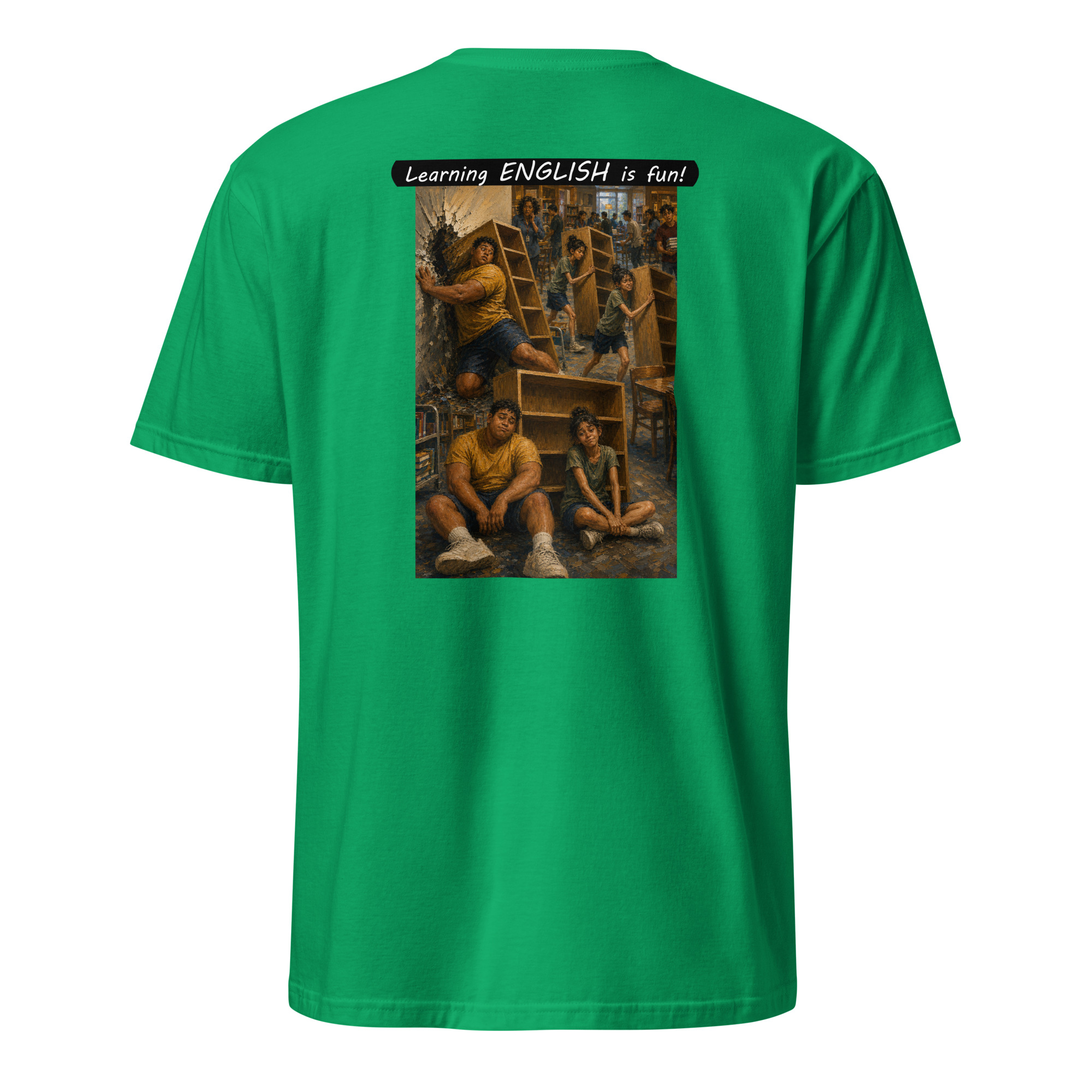 Unisex Softstyle T-Shirt - Learning ENGLISH is fun! - Fair Trade - Image 32