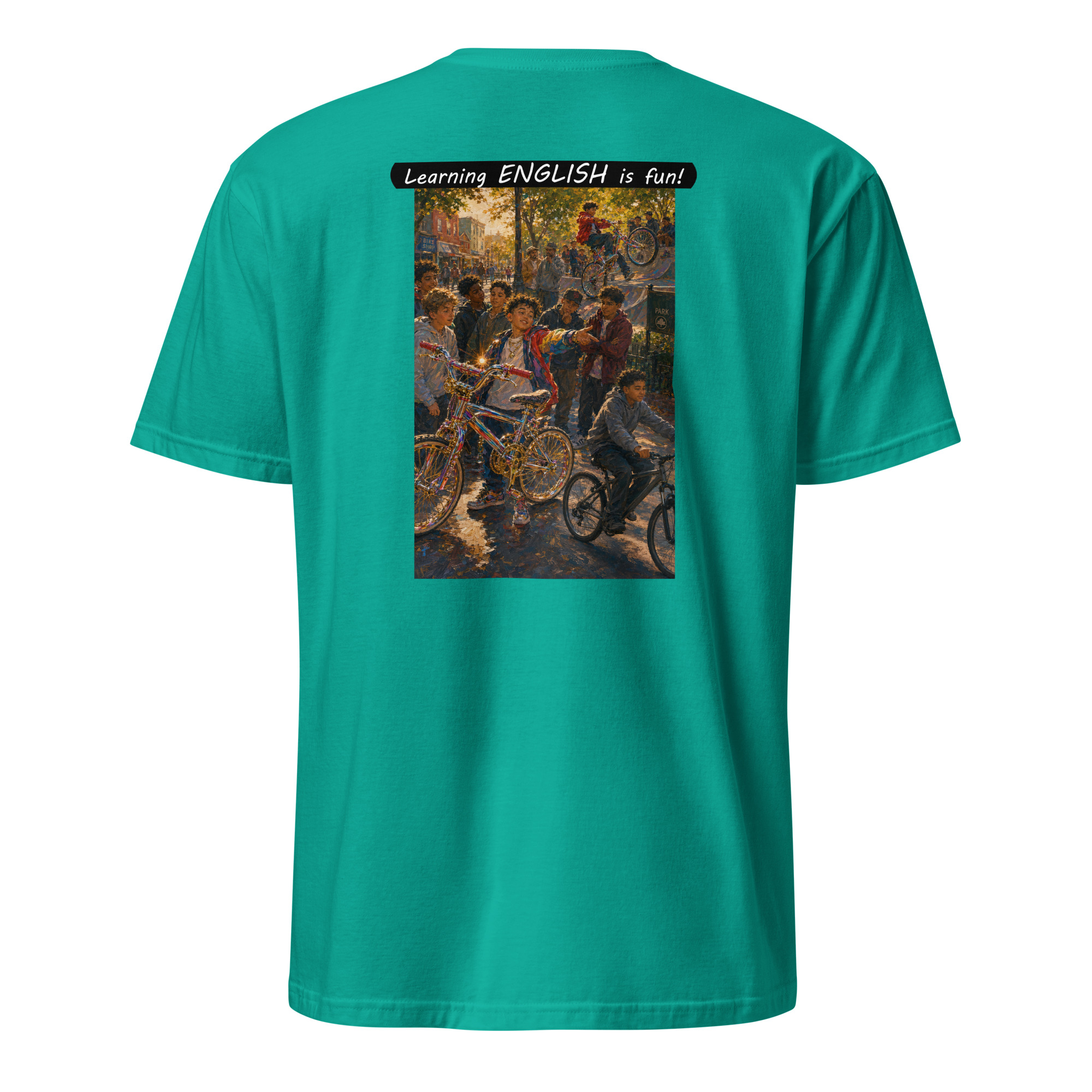 Unisex Softstyle T-Shirt - Learning ENGLISH is fun! - The Show Off - Image 30
