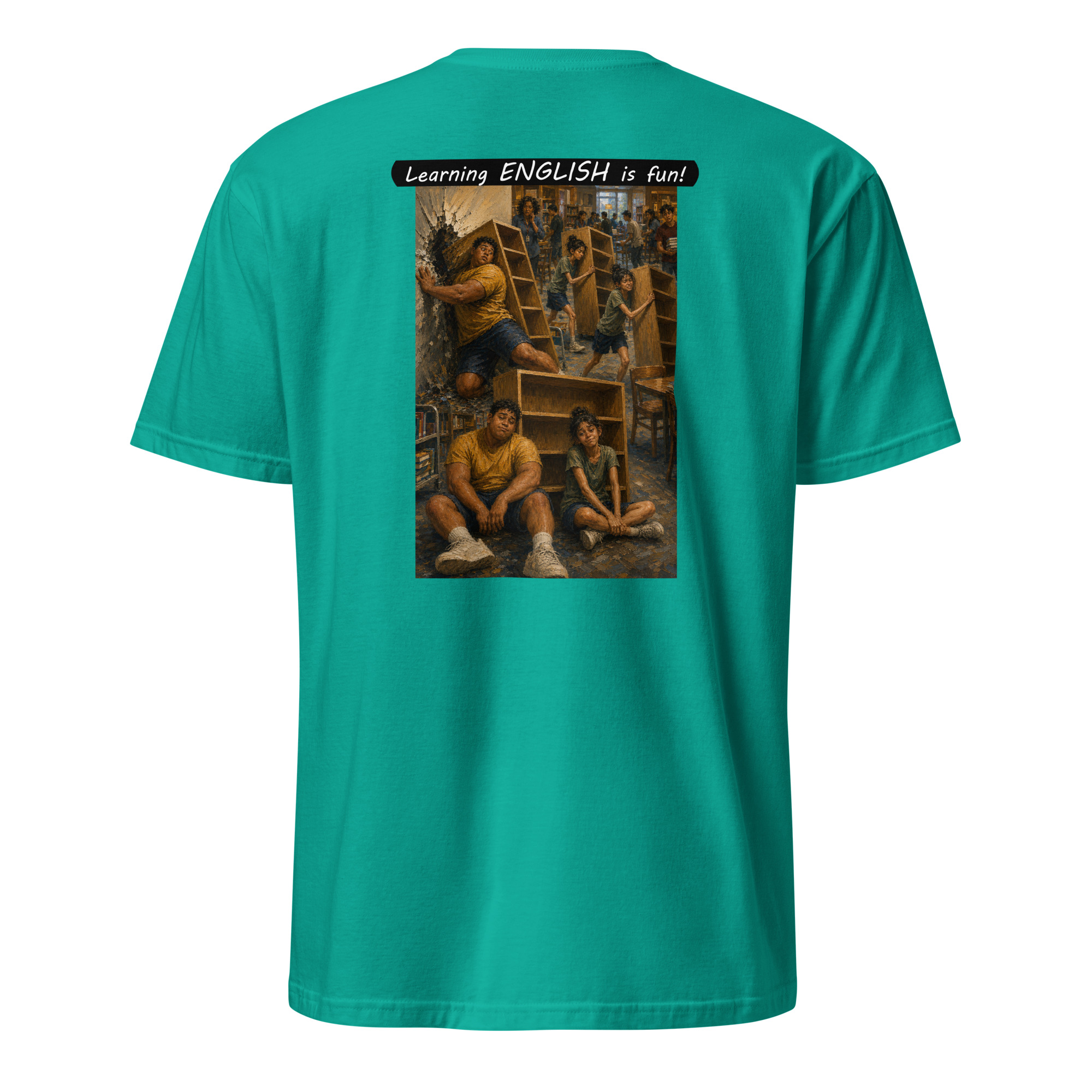 Unisex Softstyle T-Shirt - Learning ENGLISH is fun! - Fair Trade - Image 34