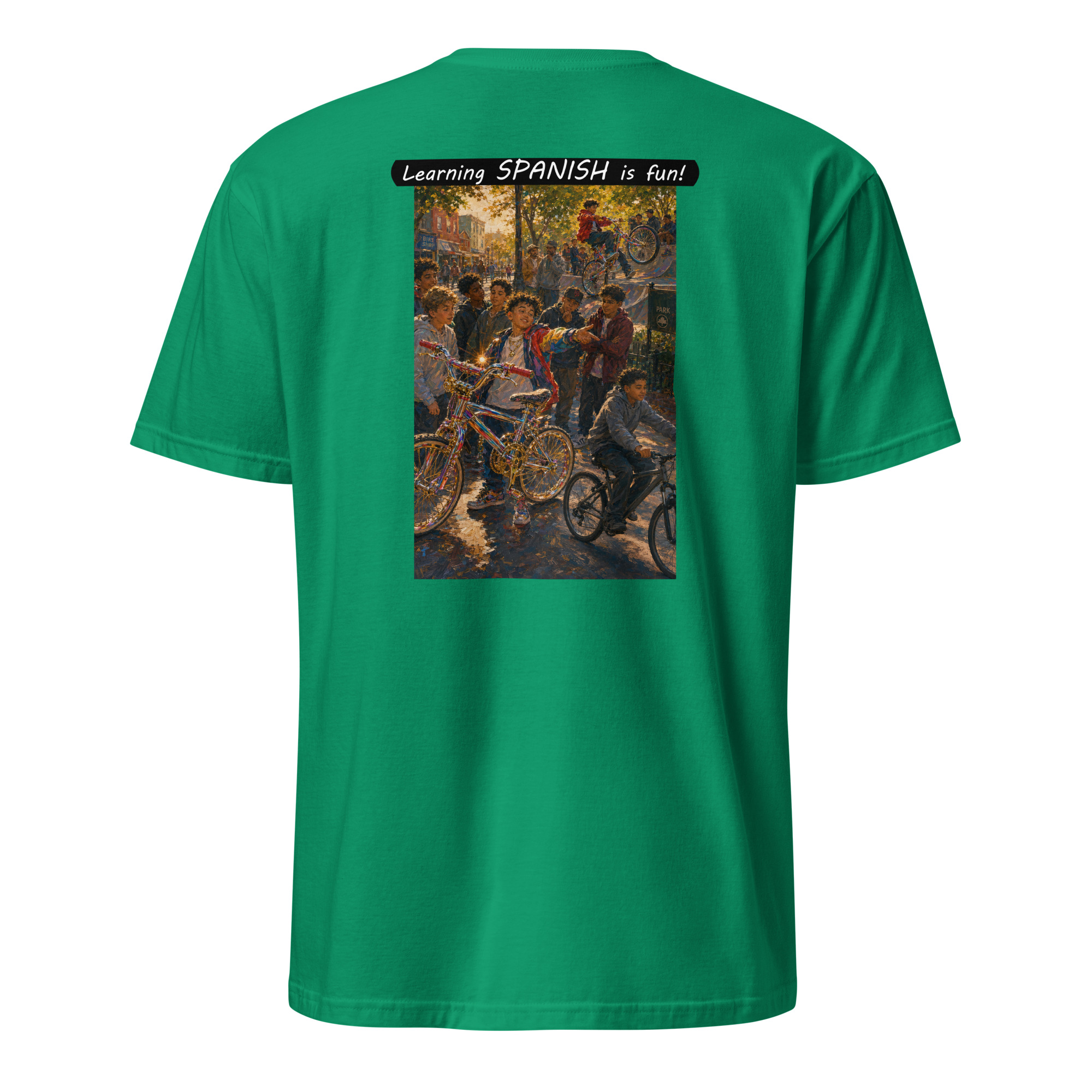 Unisex Softstyle T-Shirt - Learning SPANISH is fun! - The Show Off - Image 20