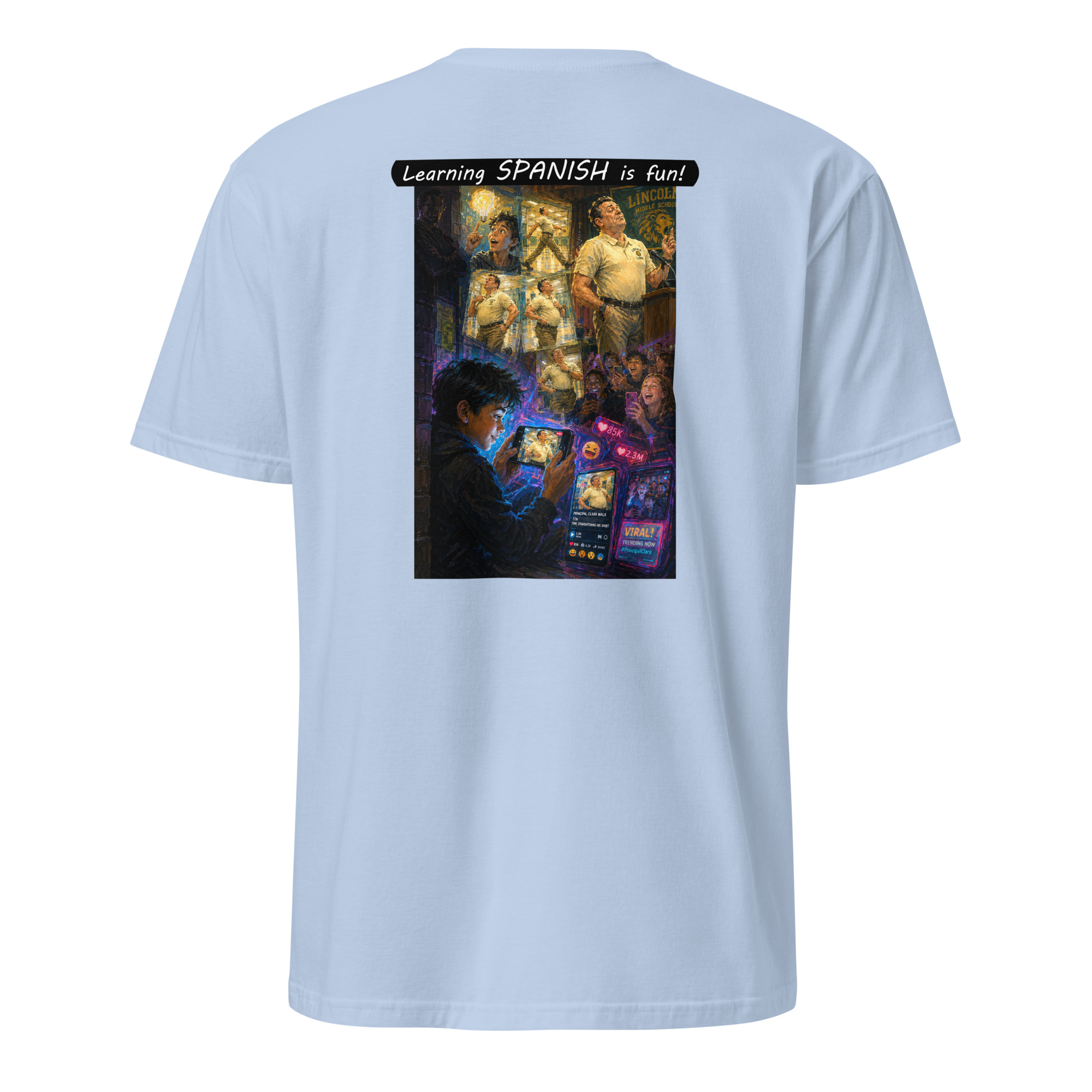 Unisex Softstyle T-Shirt - Learning SPANISH is fun! - The Influencer - Image 36