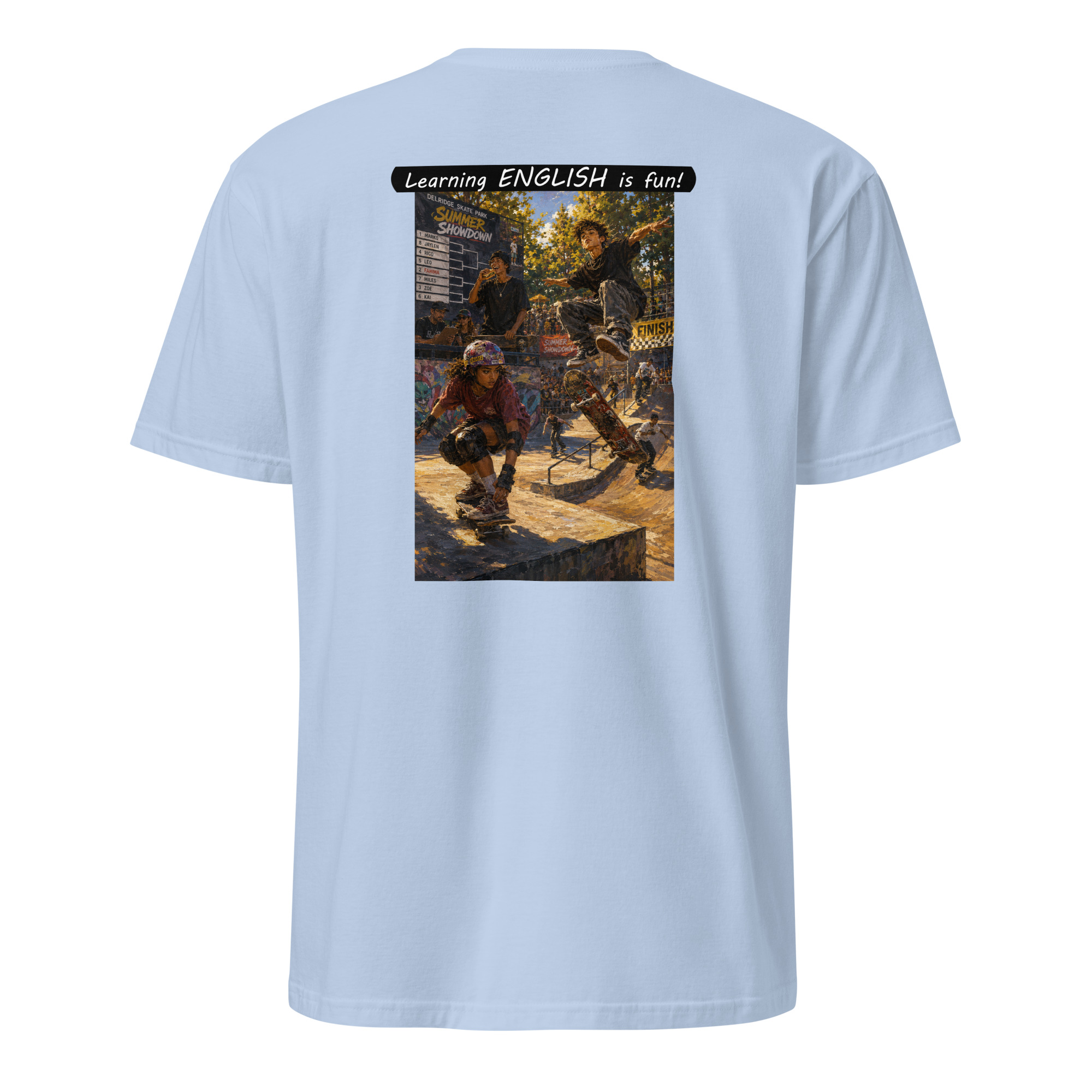 Unisex Softstyle T-Shirt - Learning ENGLISH is fun! - The Summer Showdown - Image 42