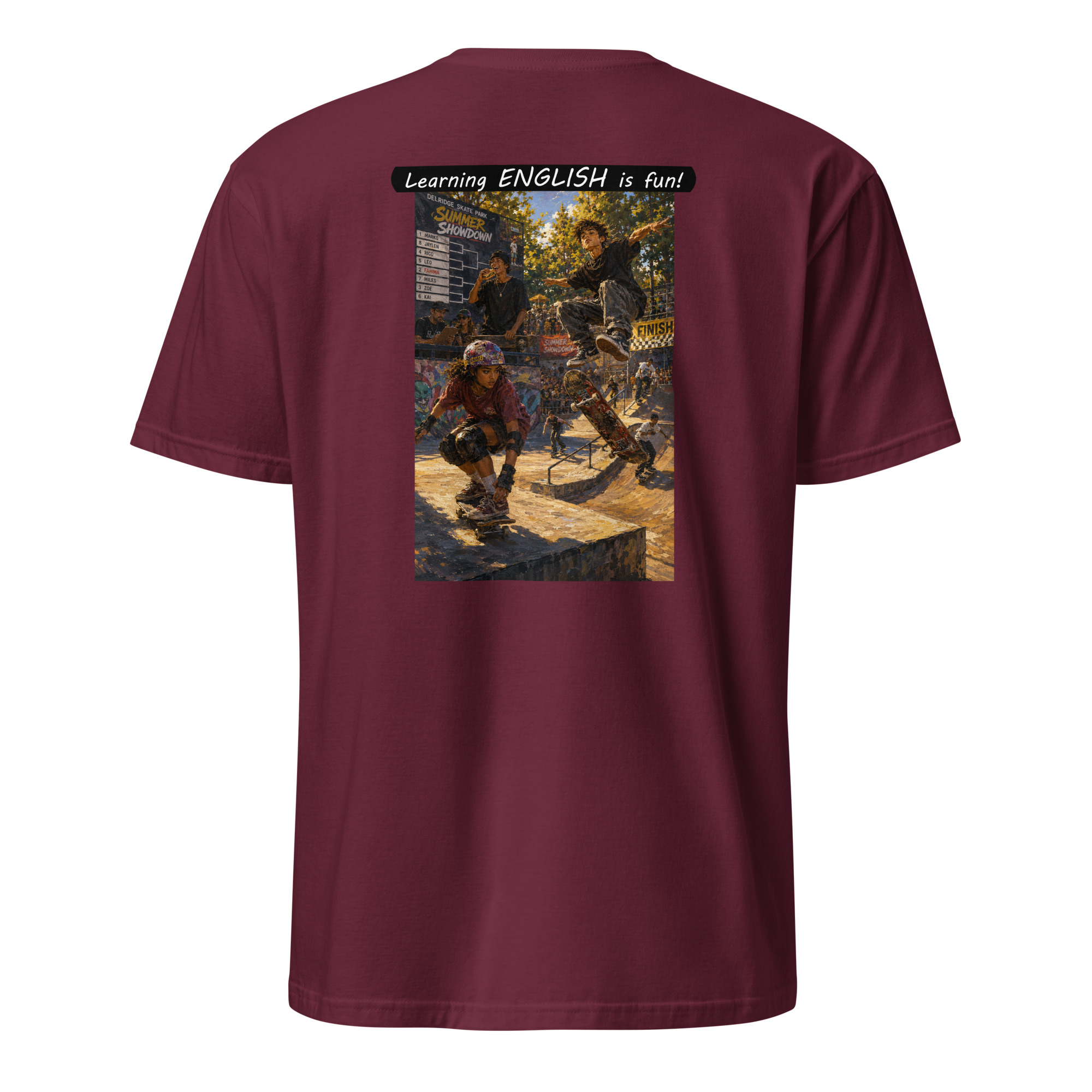 Unisex Softstyle T-Shirt - Learning ENGLISH is fun! - The Summer Showdown - Image 12