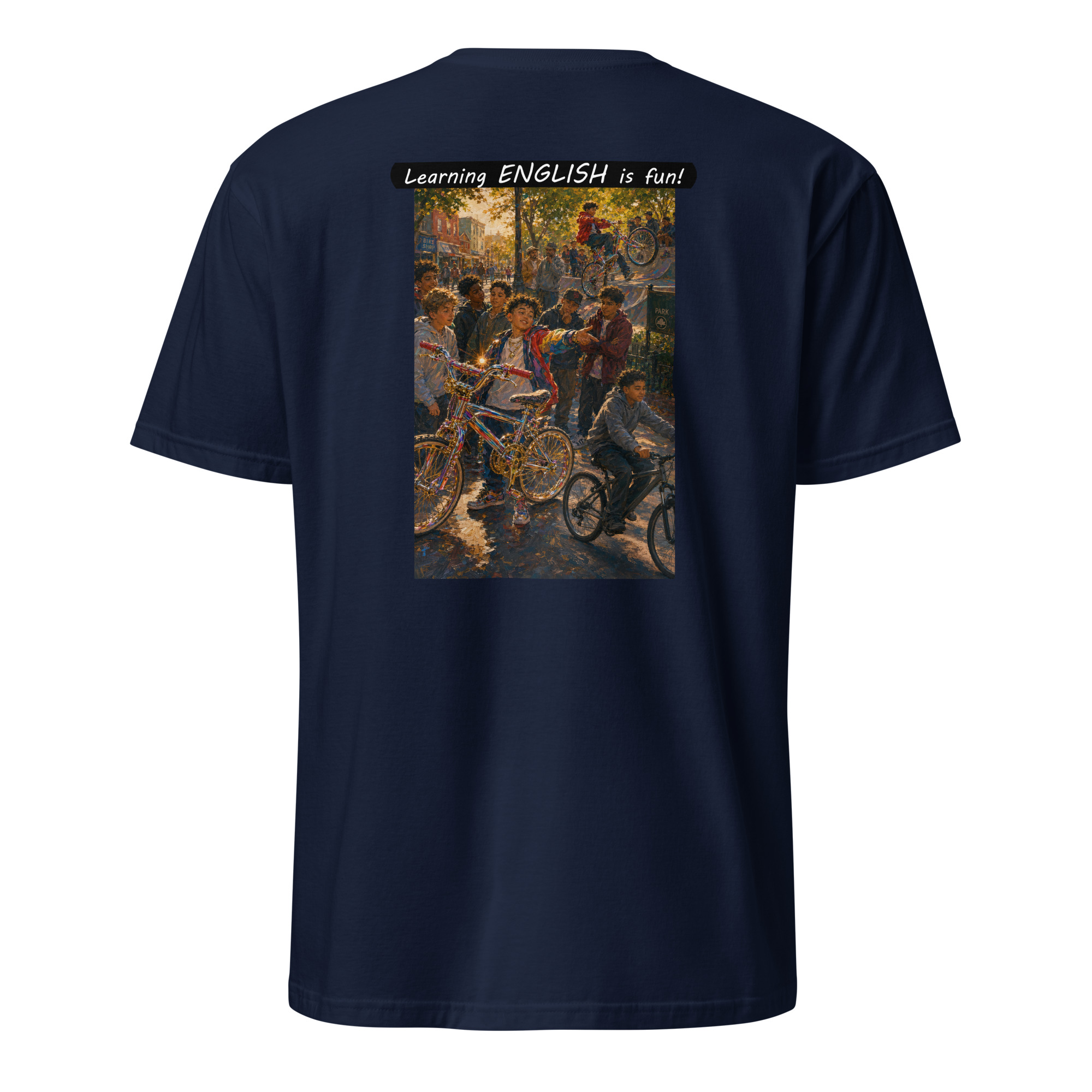 Unisex Softstyle T-Shirt - Learning ENGLISH is fun! - The Show Off - Image 38