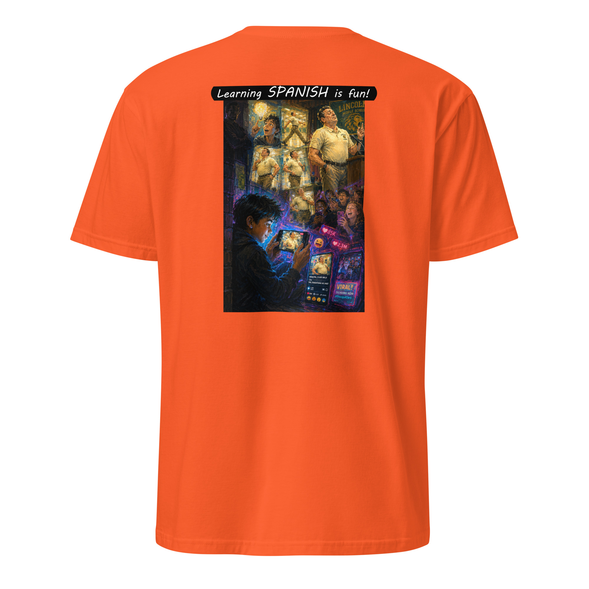 Unisex Softstyle T-Shirt - Learning SPANISH is fun! - The Influencer - Image 22