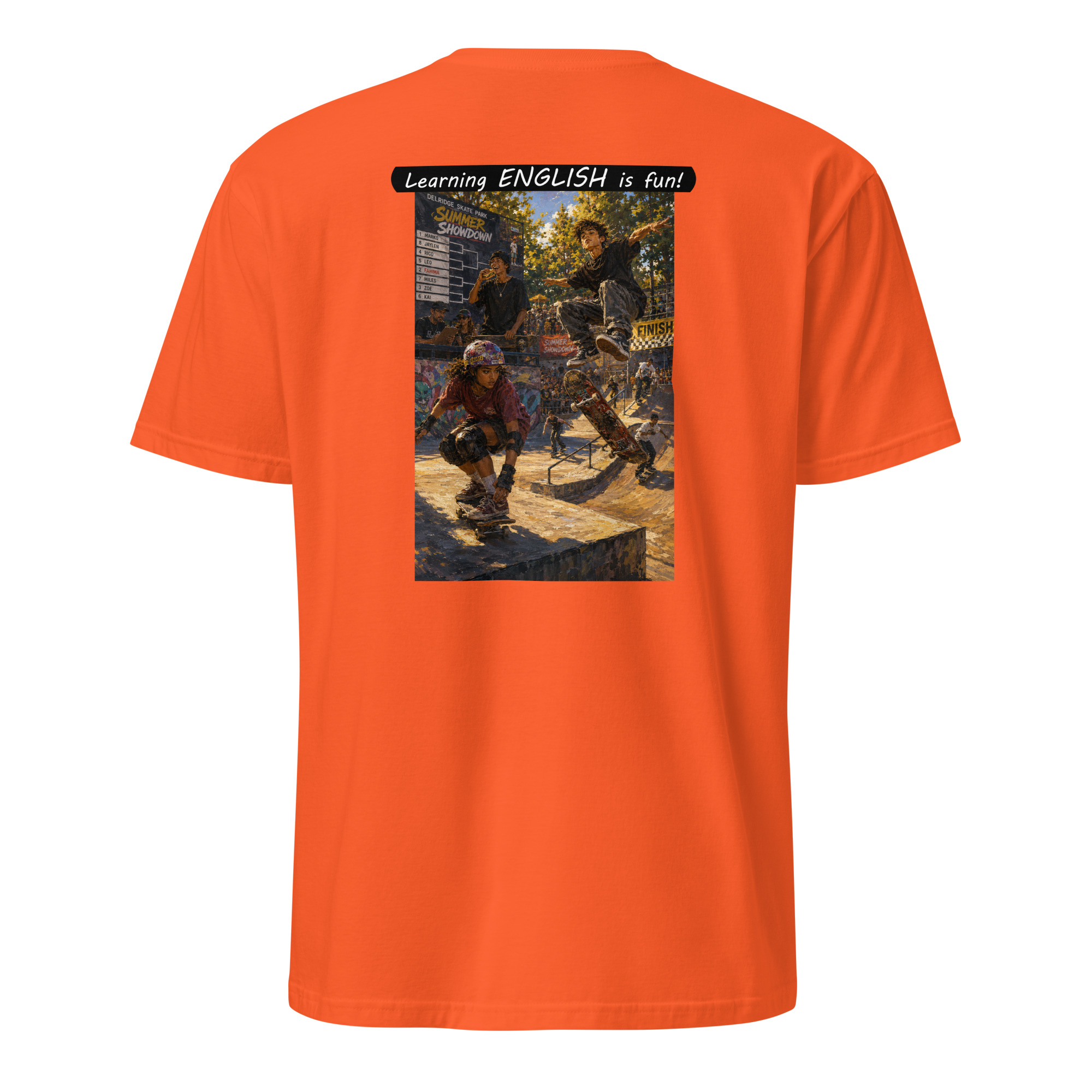 Unisex Softstyle T-Shirt - Learning ENGLISH is fun! - The Summer Showdown - Image 24