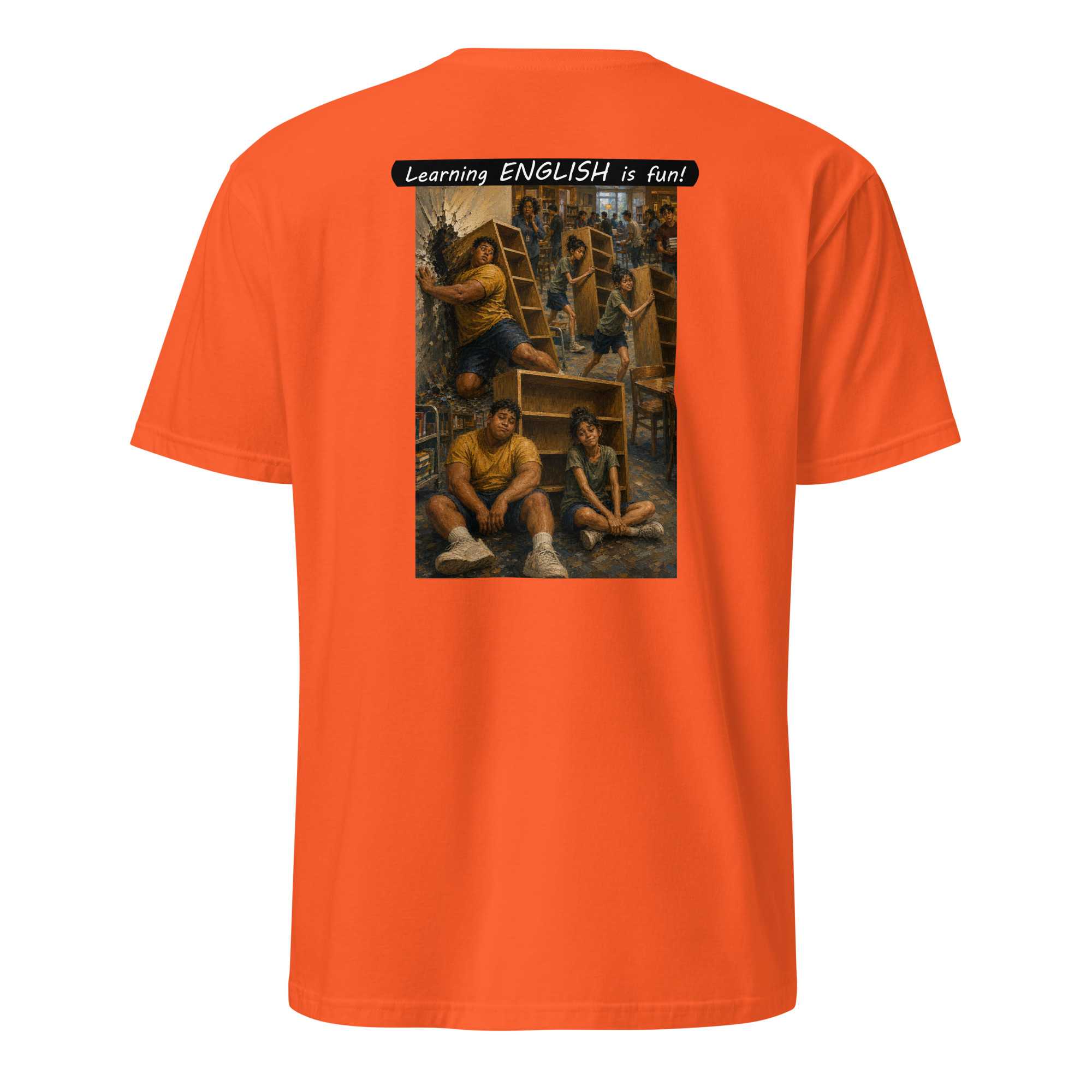 Unisex Softstyle T-Shirt - Learning ENGLISH is fun! - Fair Trade - Image 26