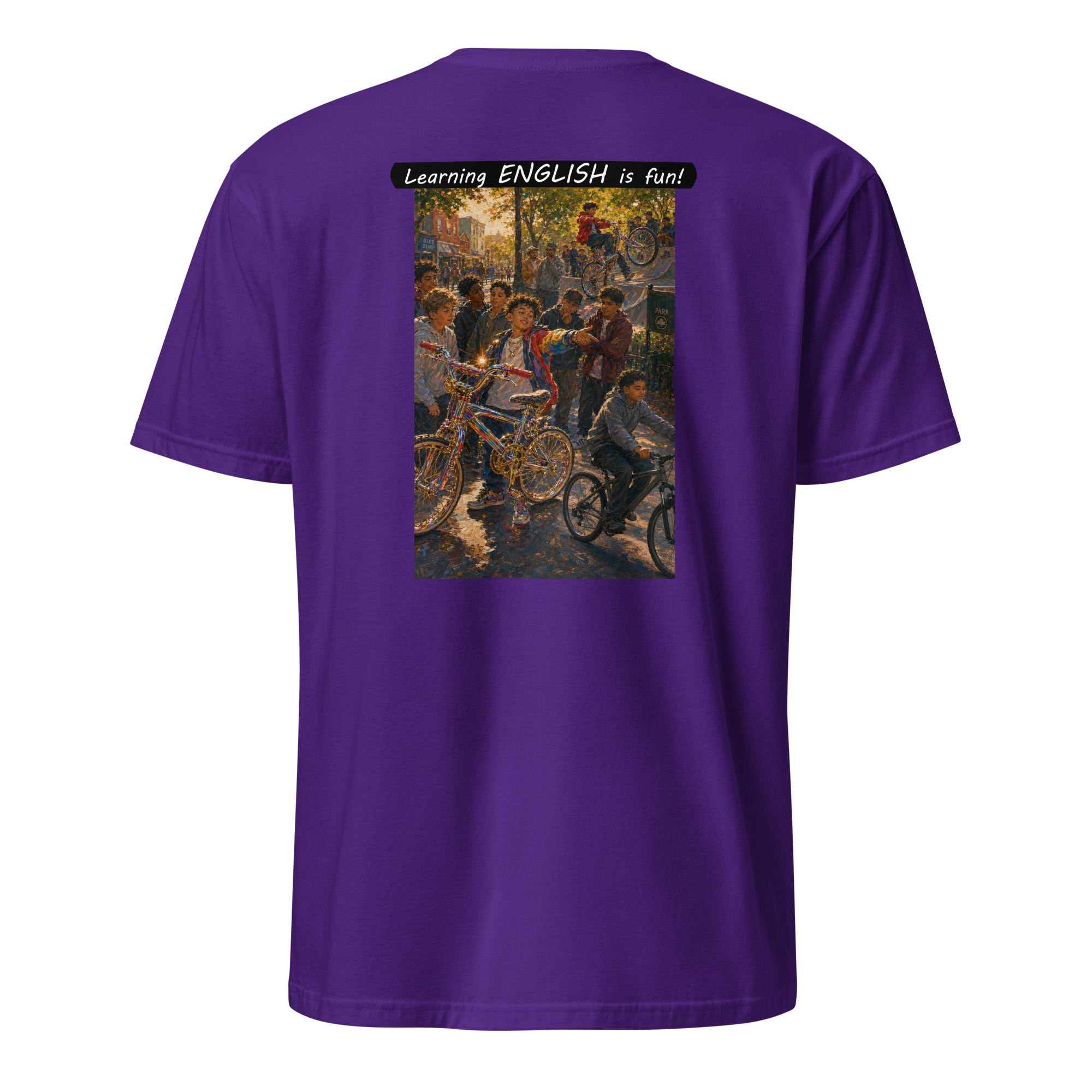 Unisex Softstyle T-Shirt - Learning ENGLISH is fun! - The Show Off - Image 6