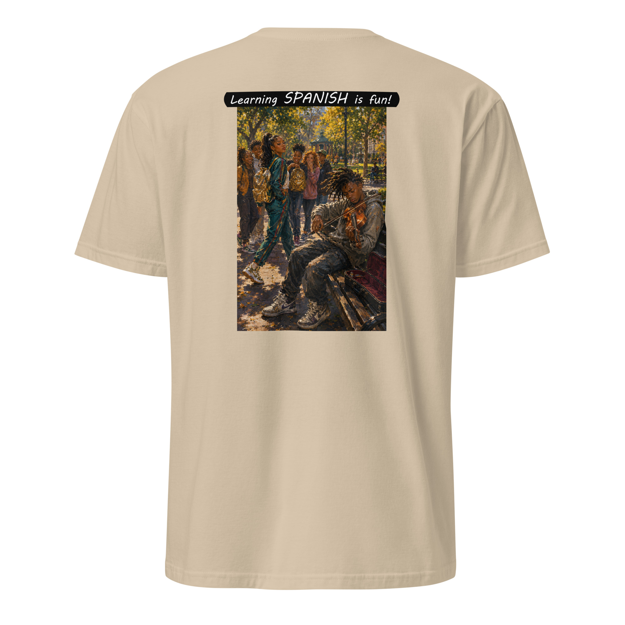 Unisex Softstyle T-Shirt - Learning SPANISH is fun! - The Spotlight - Image 43