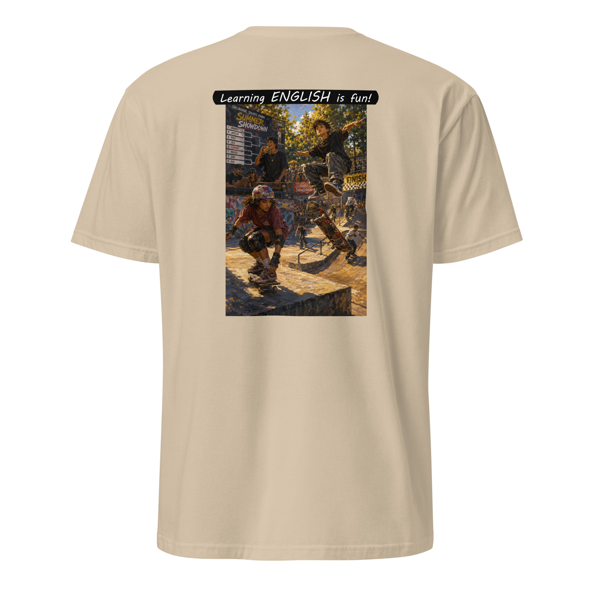 Unisex Softstyle T-Shirt - Learning ENGLISH is fun! - The Summer Showdown - Image 38