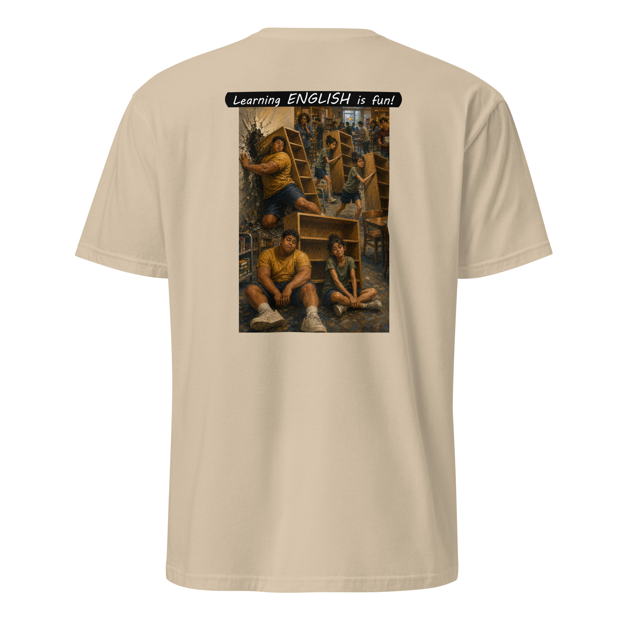 Unisex Softstyle T-Shirt - Learning ENGLISH is fun! - Fair Trade - Image 40
