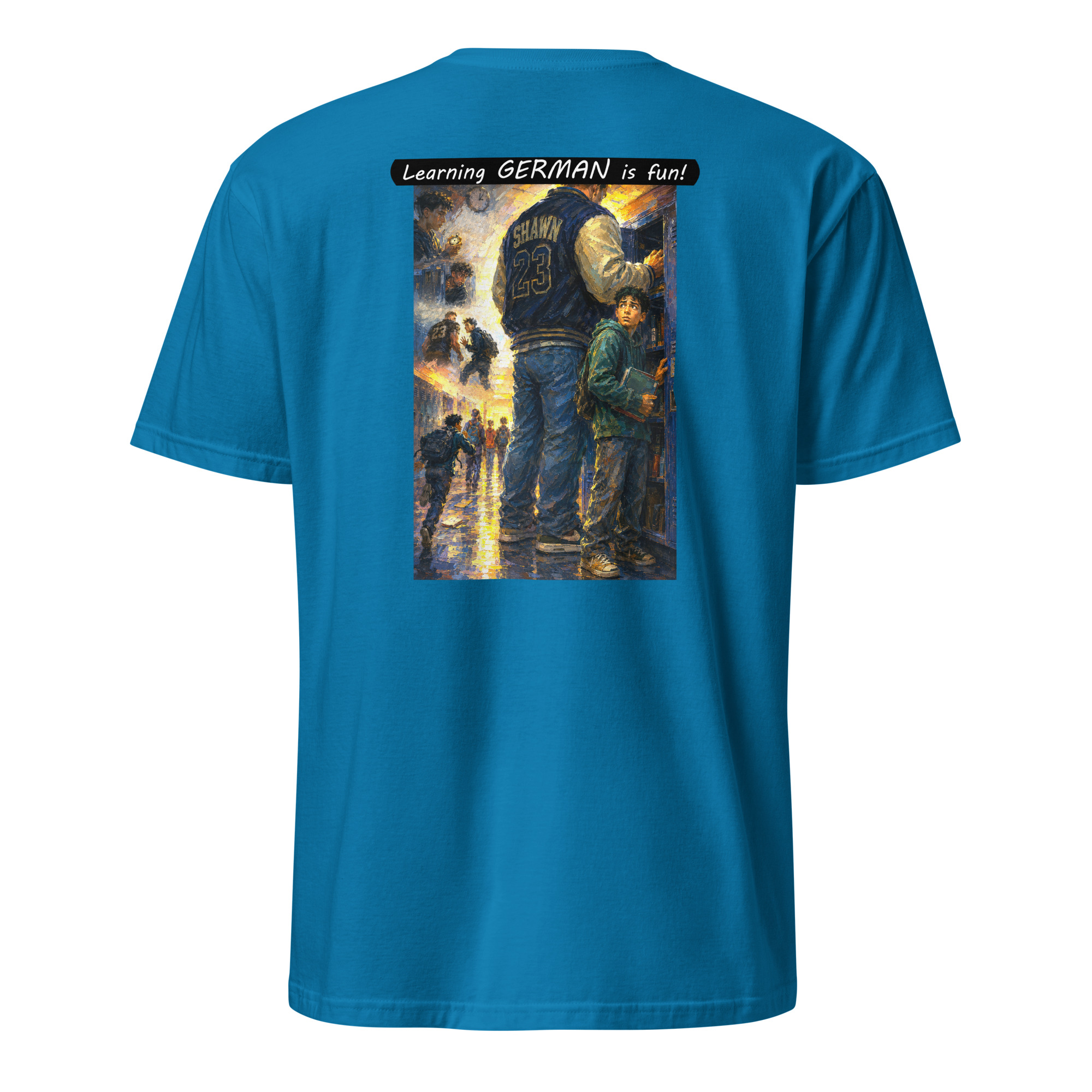 Unisex Softstyle T-Shirt - Learning GERMAN is fun! - The School Locker - Image 20