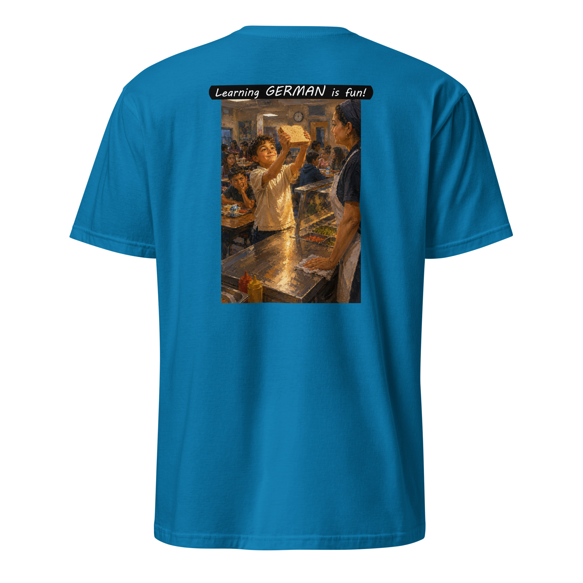 Unisex Softstyle T-Shirt - Learning GERMAN is fun! - Crusty Roof Tiles - Image 20
