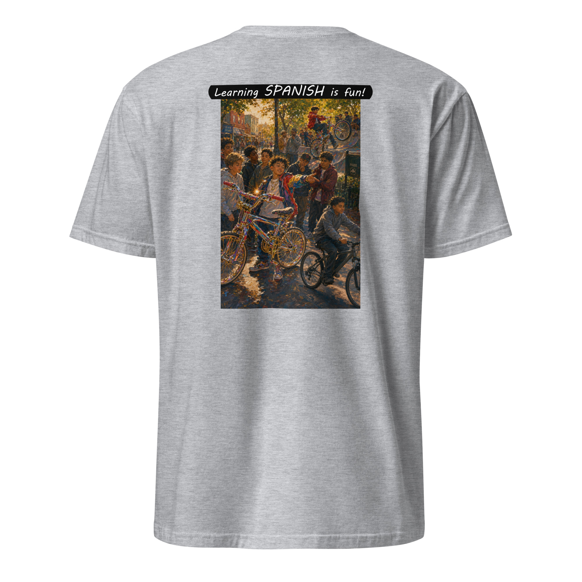 Unisex Softstyle T-Shirt - Learning SPANISH is fun! - The Show Off - Image 40