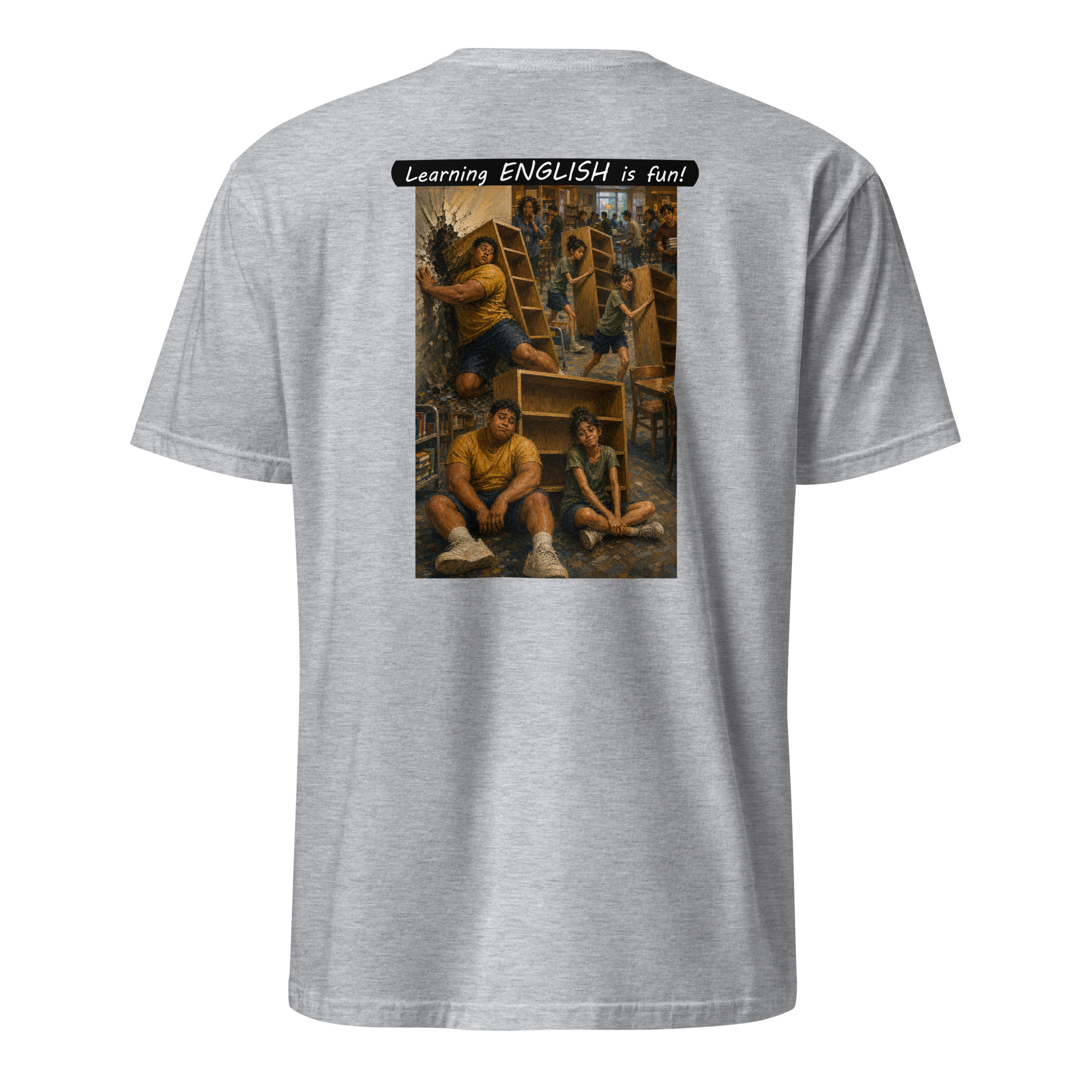 Unisex Softstyle T-Shirt - Learning ENGLISH is fun! - Fair Trade - Image 46