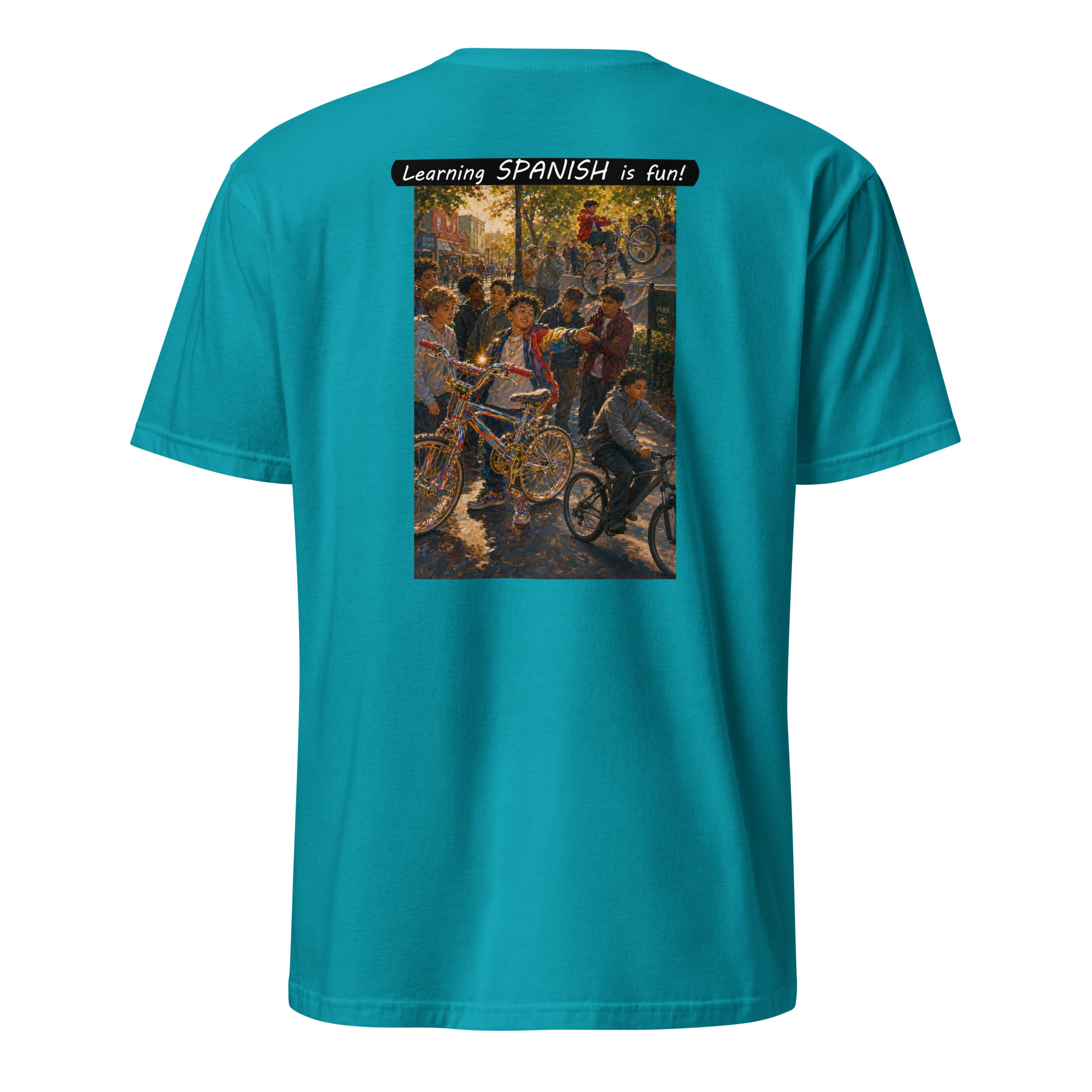 Unisex Softstyle T-Shirt - Learning SPANISH is fun! - The Show Off - Image 26