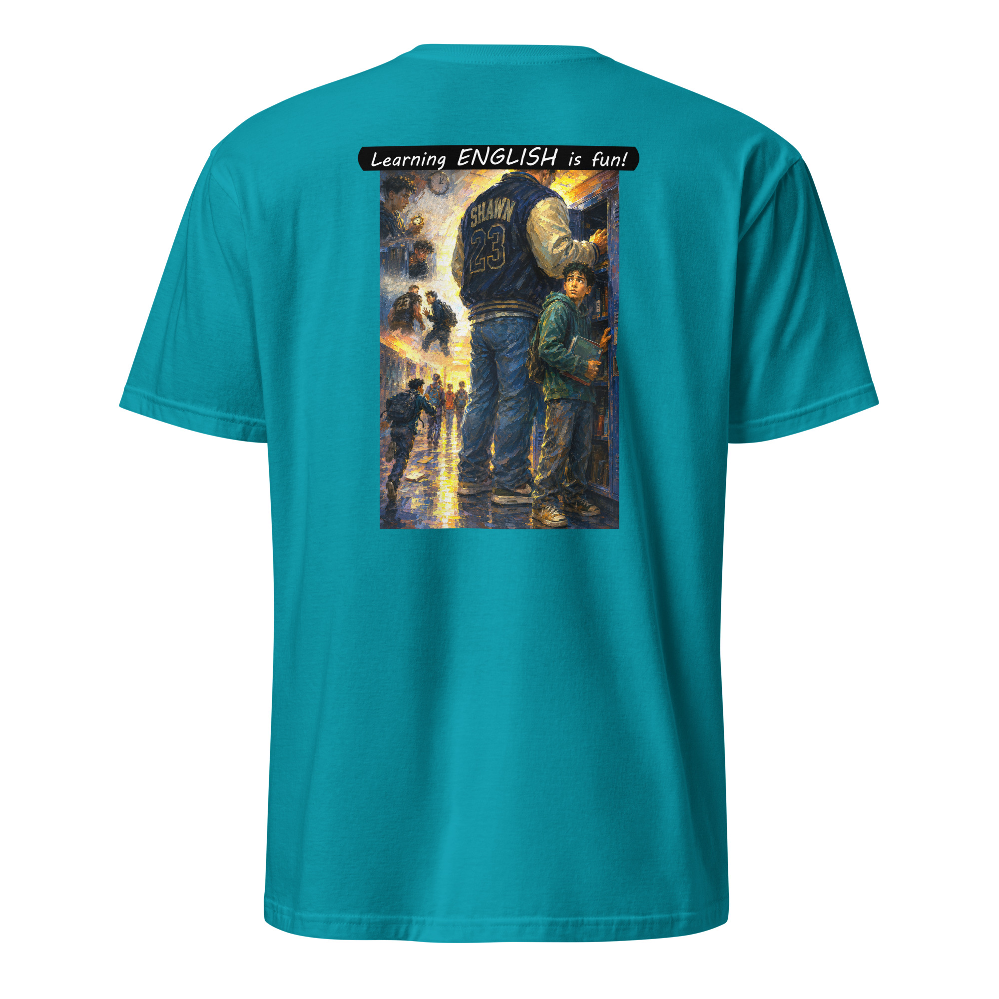 Unisex Softstyle T-Shirt - Learning ENGLISH is fun! - The School Locker - Image 30