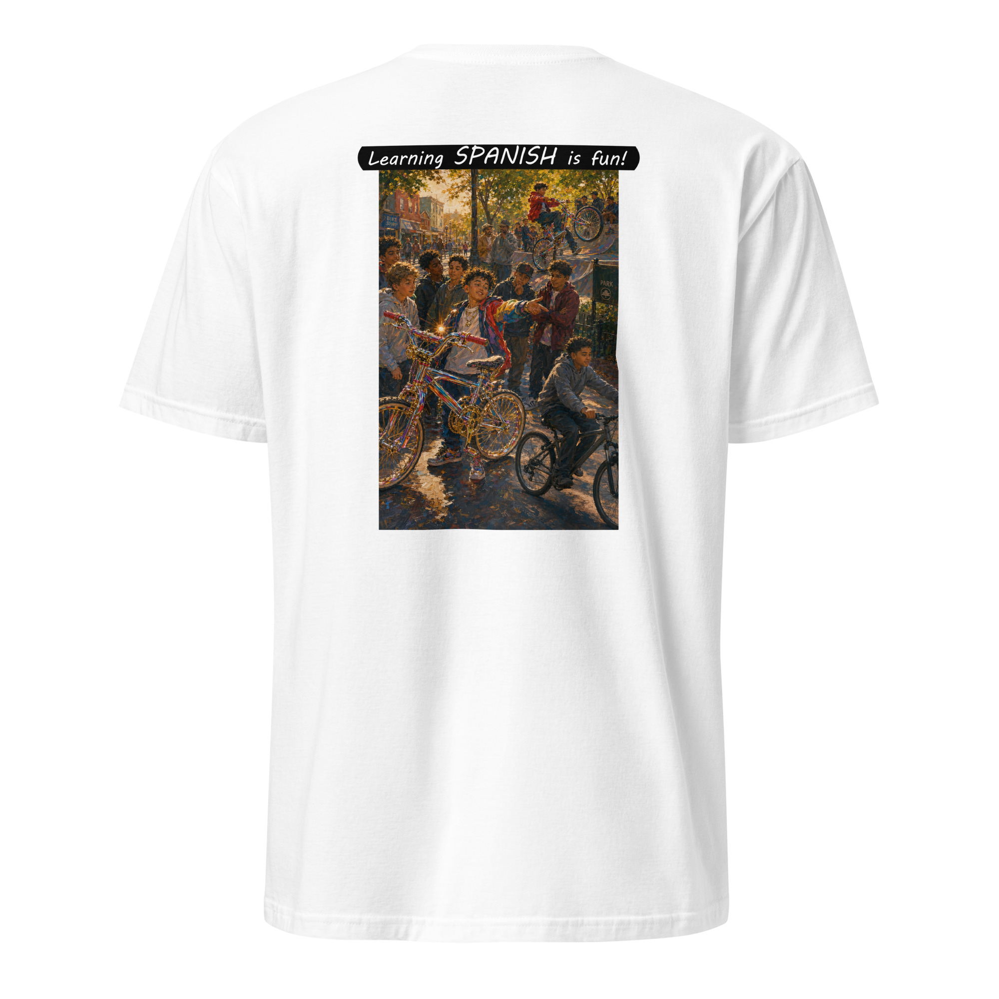 Unisex Softstyle T-Shirt - Learning SPANISH is fun! - The Show Off - Image 48