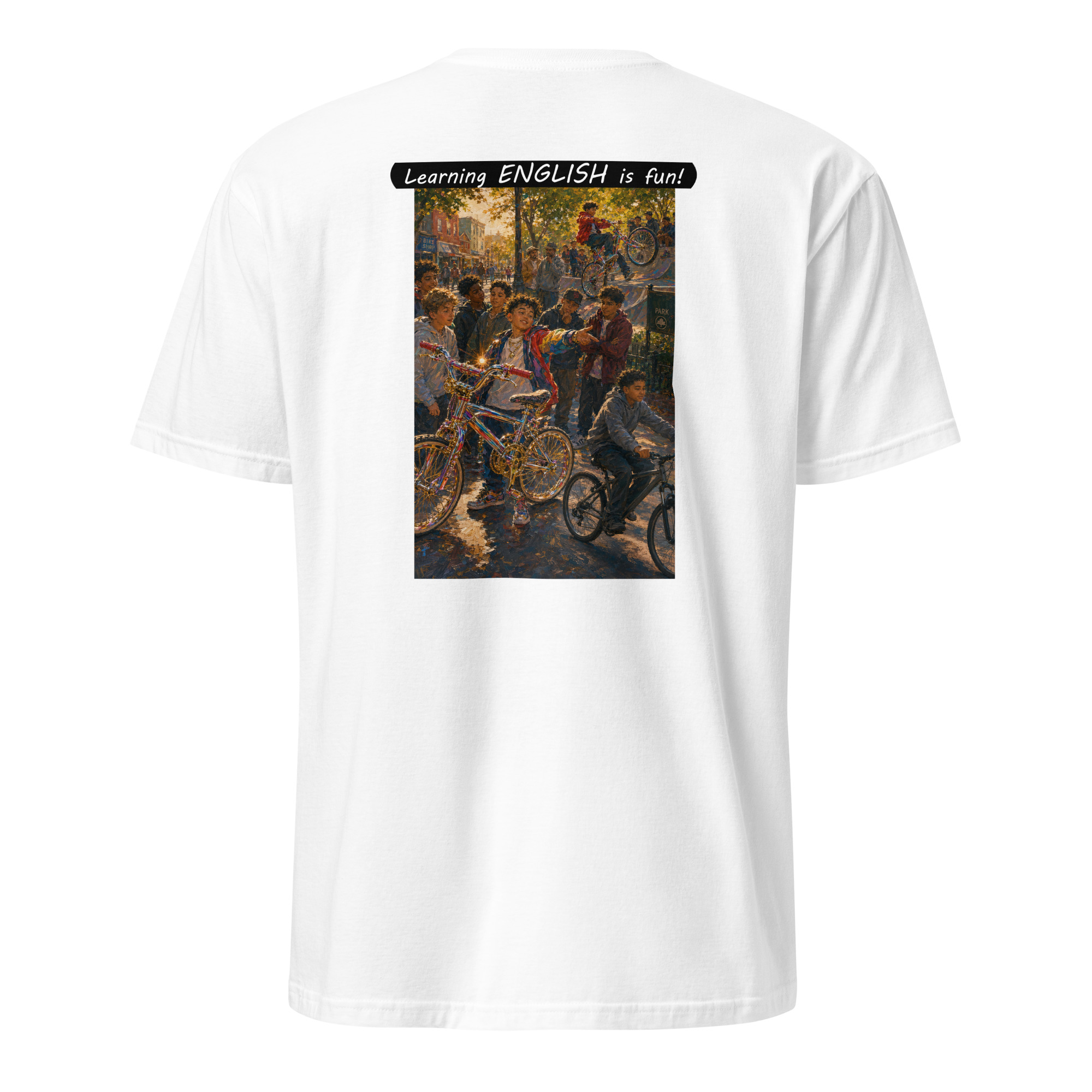 Unisex Softstyle T-Shirt - Learning ENGLISH is fun! - The Show Off - Image 48