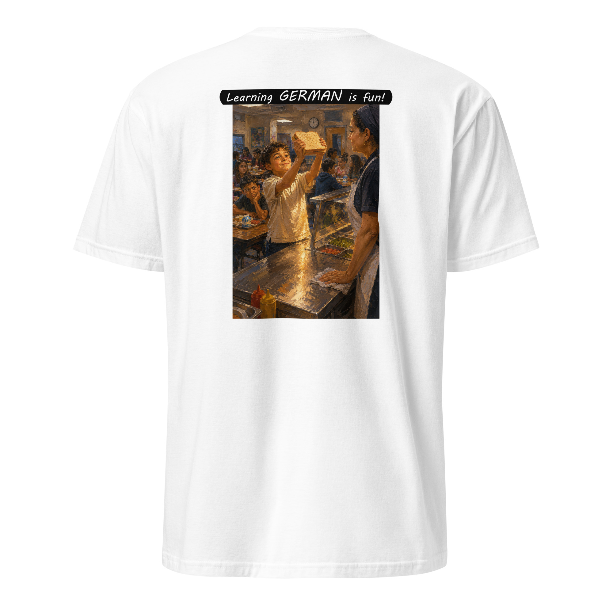 Unisex Softstyle T-Shirt - Learning GERMAN is fun! - Crusty Roof Tiles - Image 48