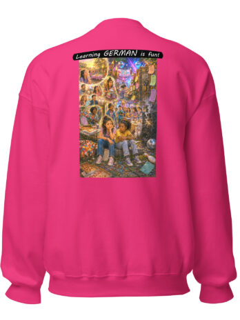Unisex Crew Neck Sweatshirt – Learning GERMAN is fun! – The Surprise Party