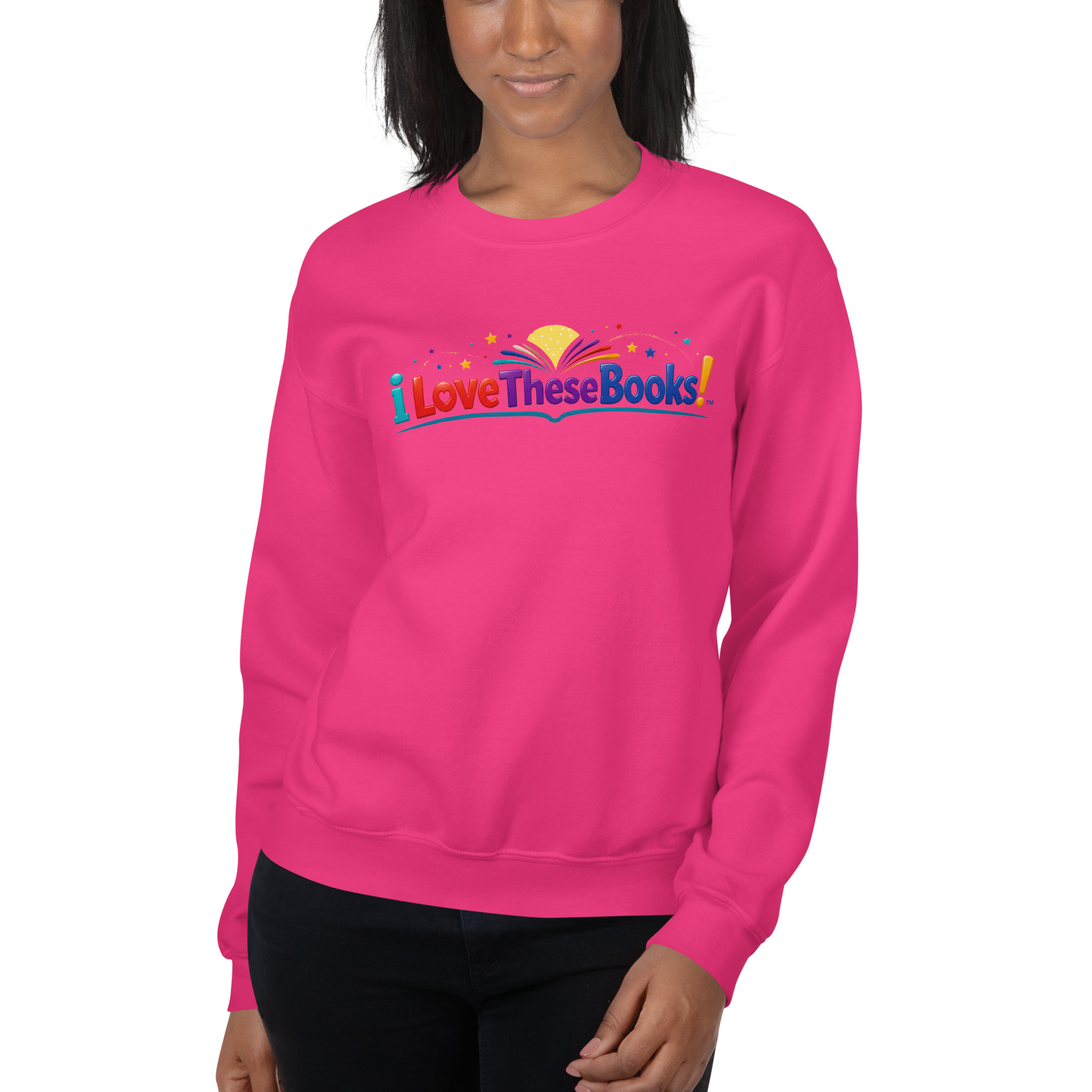 Unisex Crew Neck Sweatshirt - Learning GERMAN is fun! - The Surprise Party - Image 3
