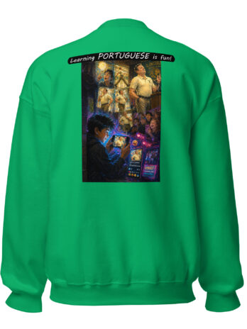 Unisex Crew Neck Sweatshirt – Learning PORTUGUESE is fun! – The Influencer