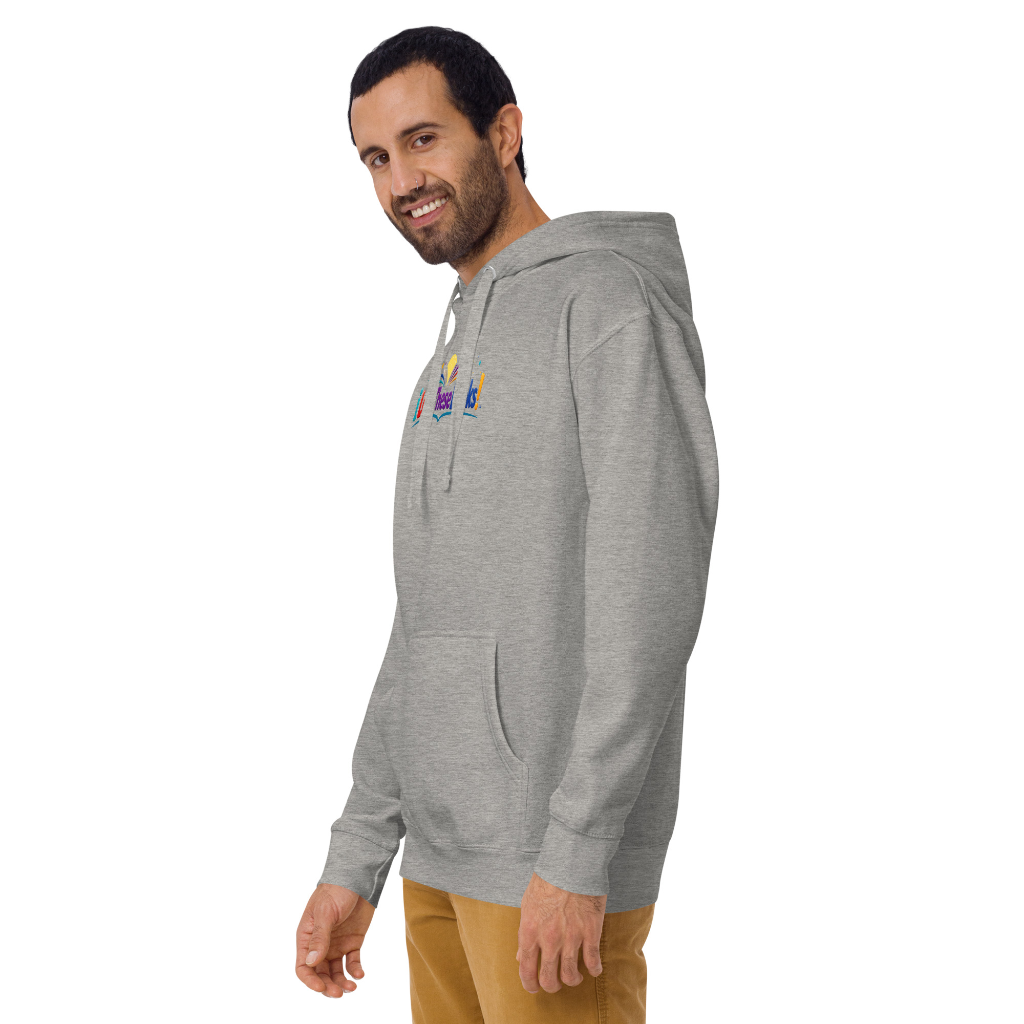 Unisex Premium Pullover Hoodie - Learning PORTUGUESE is fun! - The School Locker - Image 4