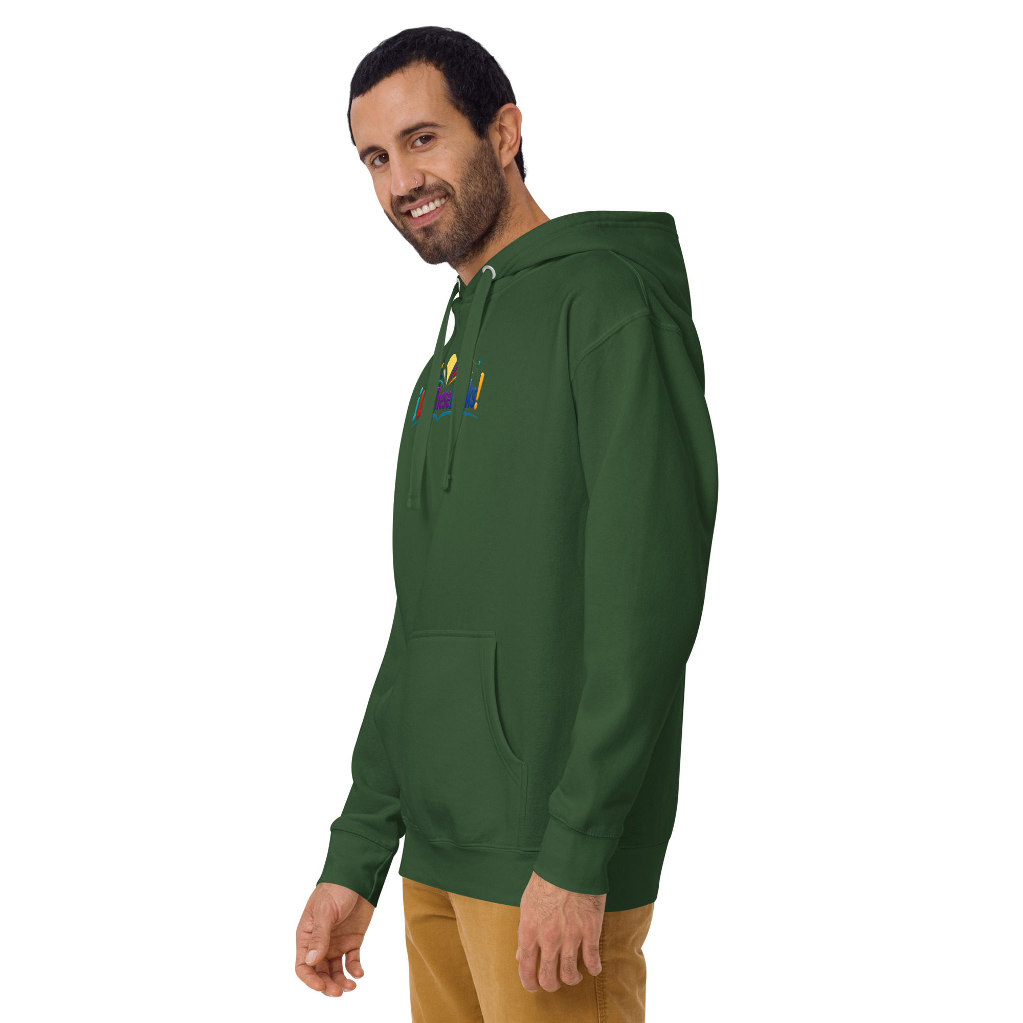 Unisex Premium Pullover Hoodie - Learning FRENCH is fun! - Fair Trade - Image 3