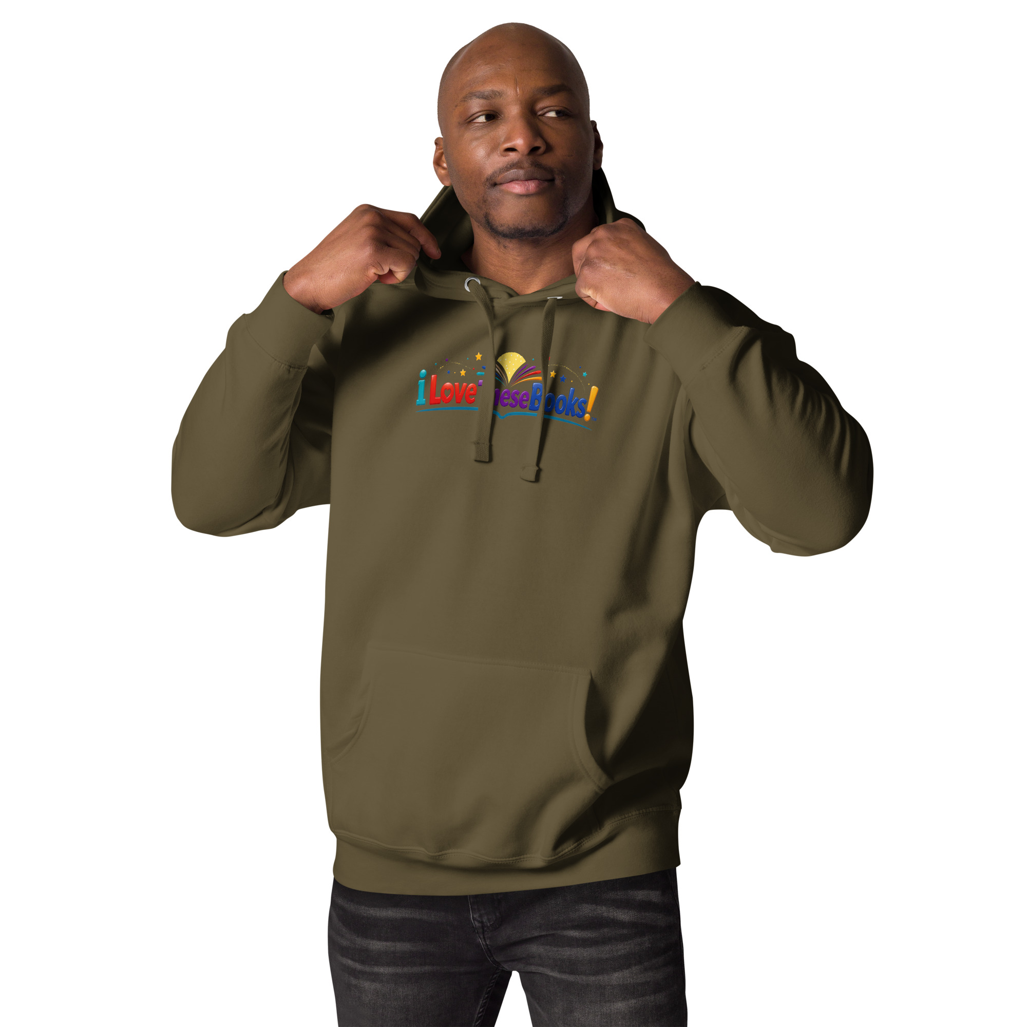 Unisex Premium Pullover Hoodie - Learning ITALIAN is fun! - The Spotlight - Image 3