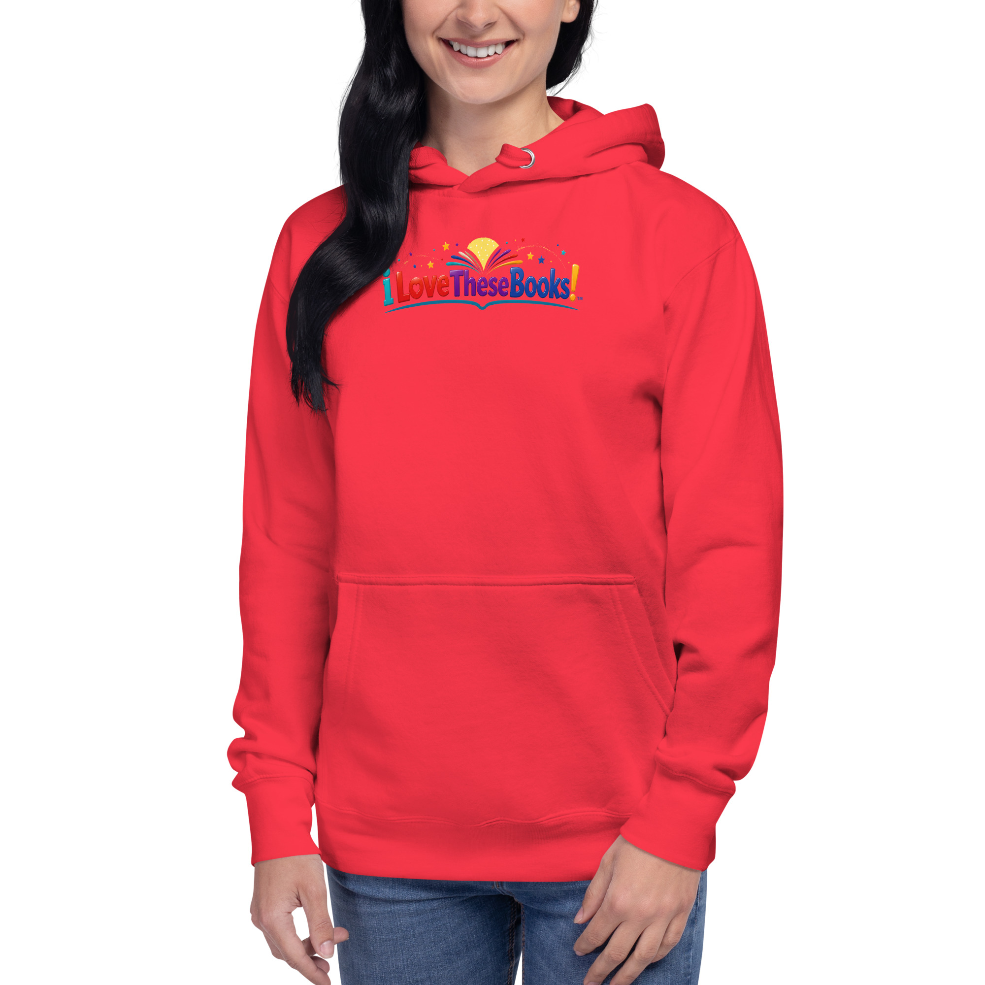 Unisex Premium Pullover Hoodie - Learning ENGLISH is fun! - The Surprise Party - Image 4