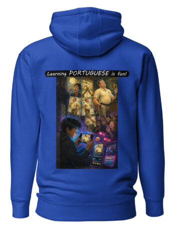 Unisex Premium Pullover Hoodie – Learning PORTUGUESE is fun! – The Influencer