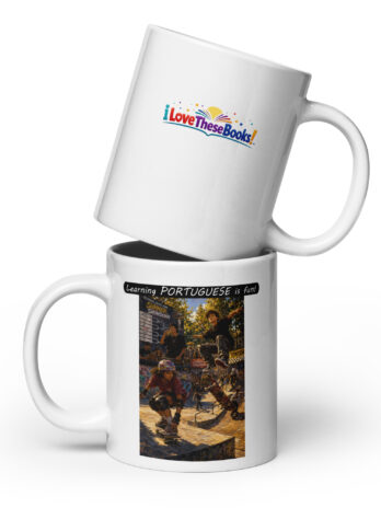 Premium White Glossy Mug – Learning PORTUGUESE is fun! – The Summer Showdown