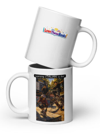 Premium White Glossy Mug – Learning ITALIAN is fun! – The Summer Showdown