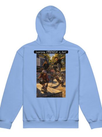 Youth heavy blend hoodie – Learning FRENCH is fun! – The Summer Showdown