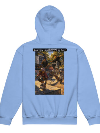 Youth heavy blend hoodie – Learning GERMAN is fun! – The Summer Showdown