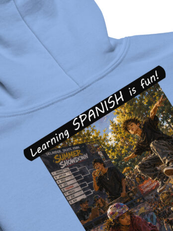 Youth Heavy Blend Hoodie – Learning SPANISH is fun! – The Summer Showdown