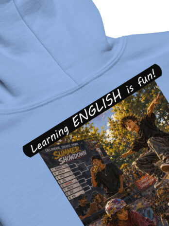 Youth heavy blend hoodie – Learning ENGLISH is fun! – The Summer Showdown