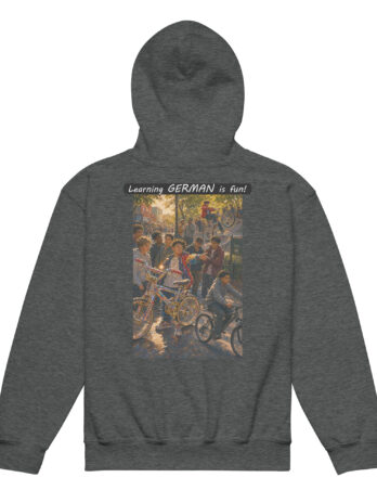Youth heavy blend hoodie – Learning GERMAN is fun! – The Show Off
