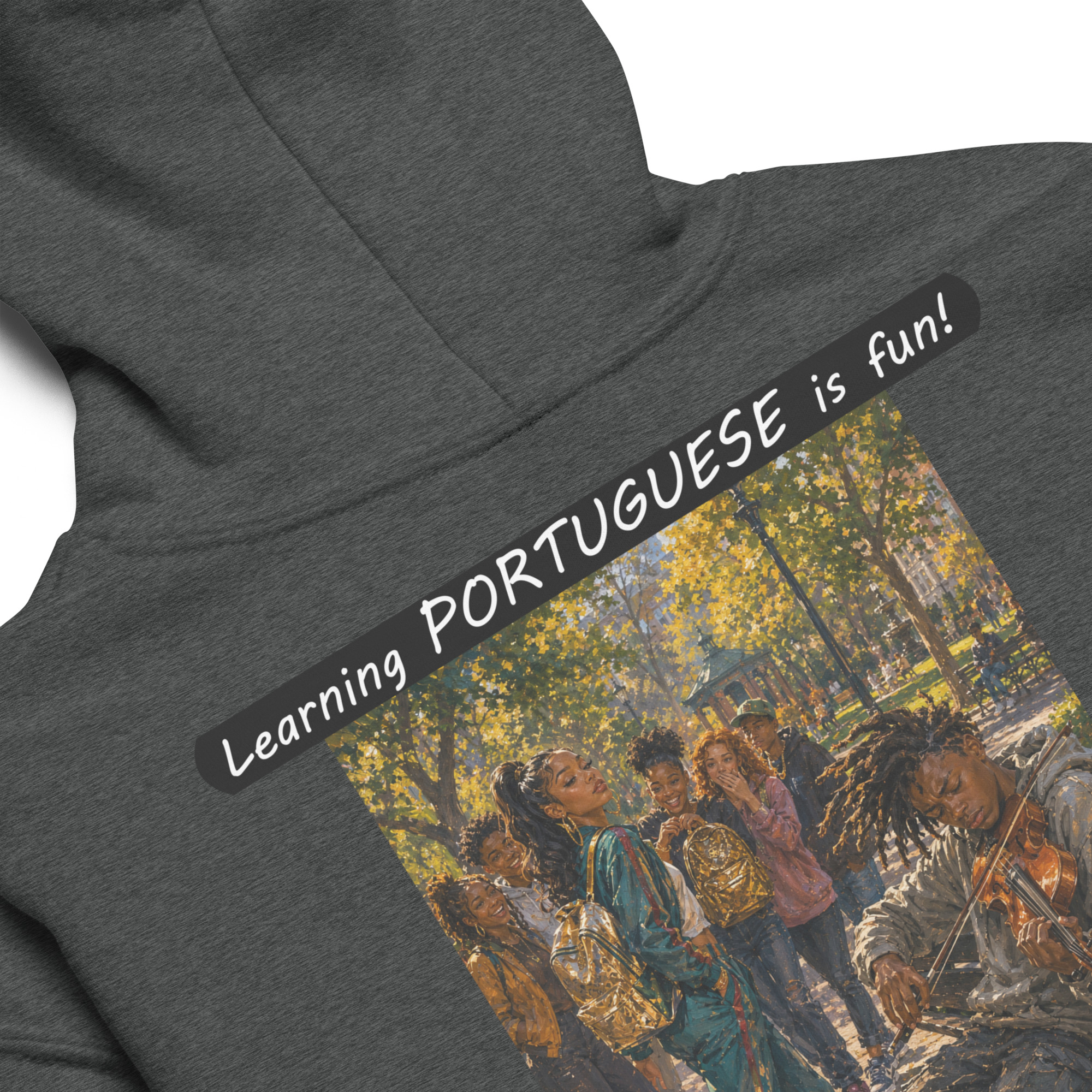 Youth heavy blend hoodie - Learning PORTUGUESE is fun! - The Spotlight - Image 10