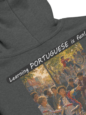 Youth heavy blend hoodie – Learning PORTUGUESE is fun! – The Show Off
