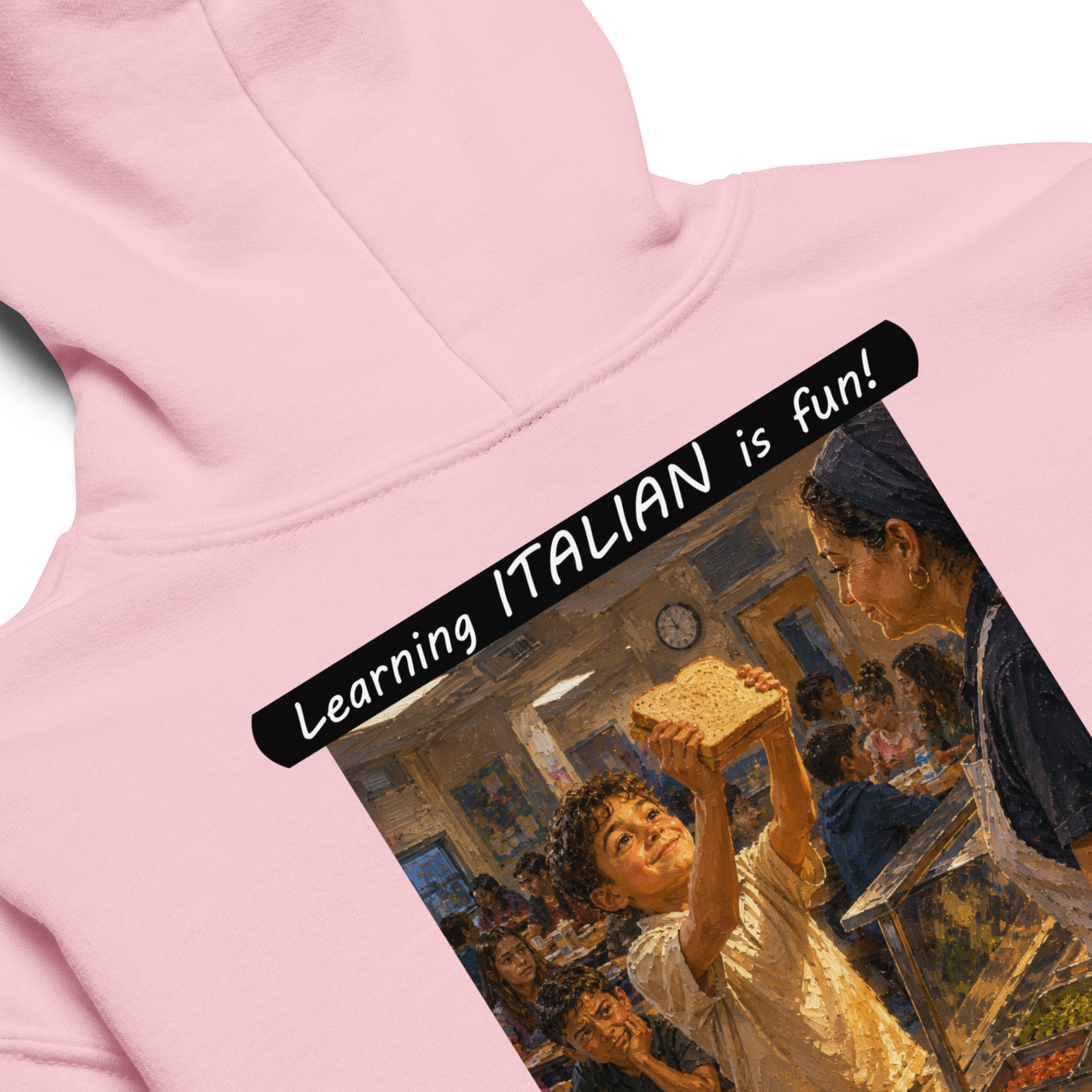 Youth heavy blend hoodie - Learning ITALIAN is fun! - Crusty Roof Tiles - Image 20