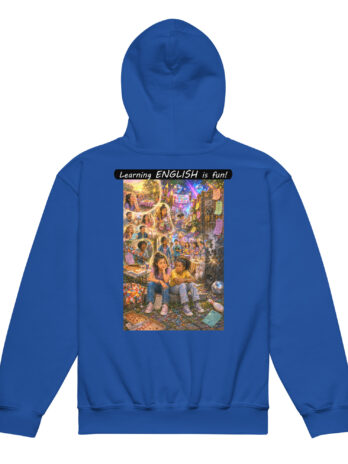 Youth heavy blend hoodie – Learning ENGLISH is fun! – The Surprise Party