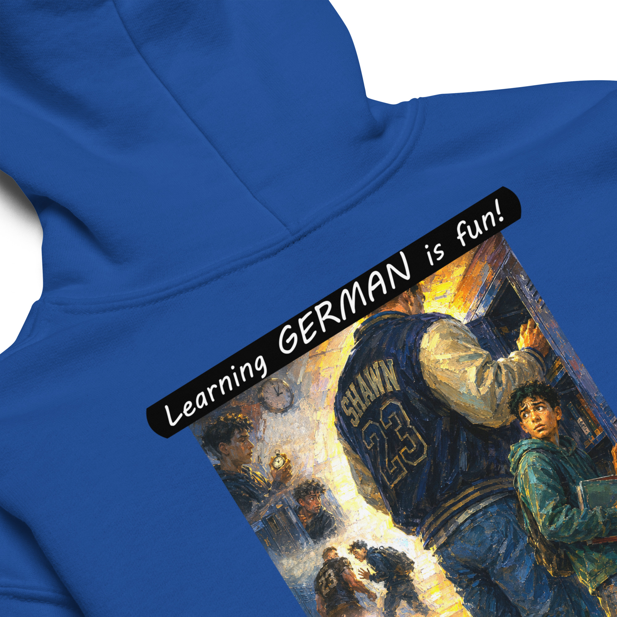 Youth heavy blend hoodie - Learning GERMAN is fun! - The School Locker - Image 13