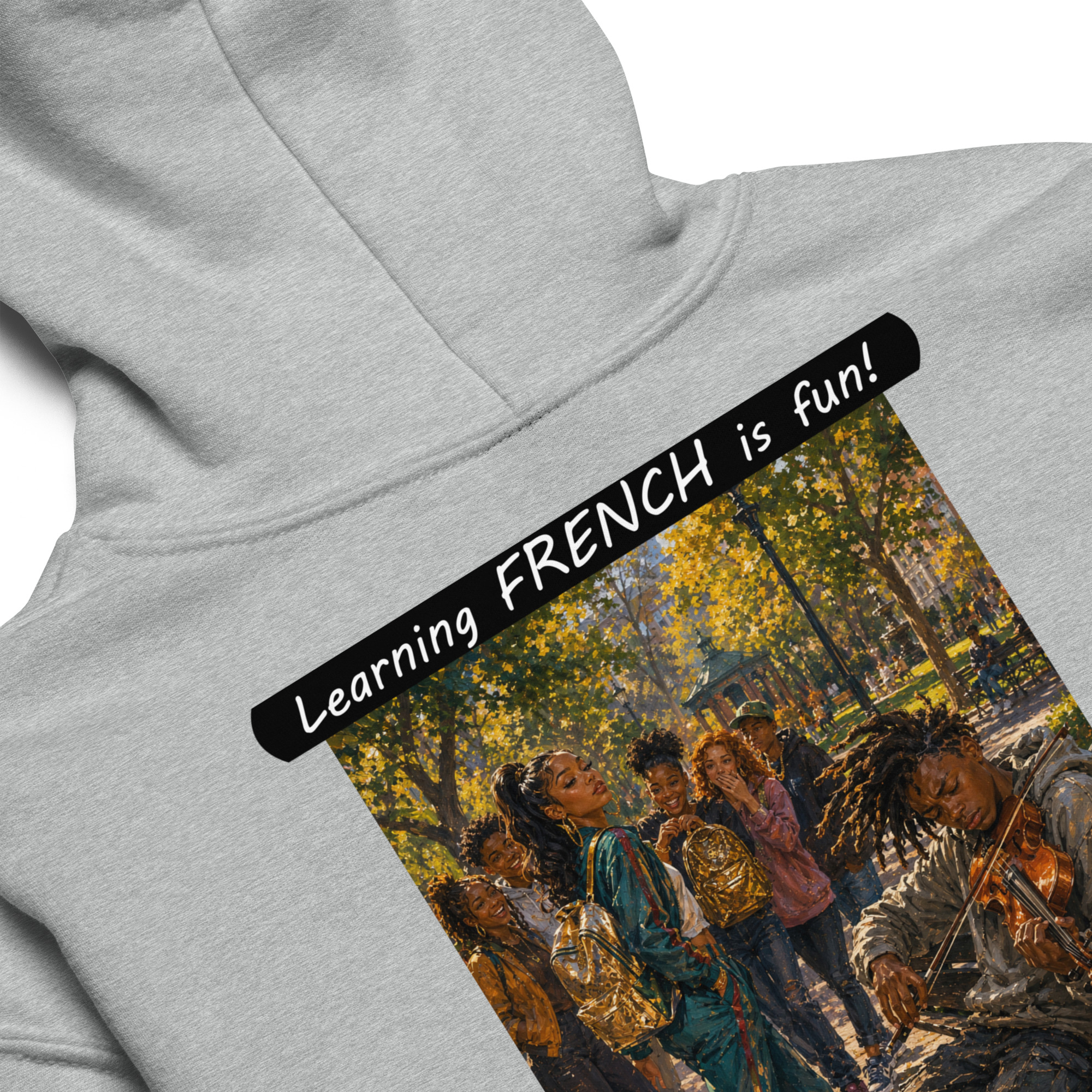 Youth heavy blend hoodie - Learning FRENCH is fun! - The Spotlight - Image 19