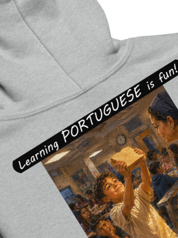 Youth heavy blend hoodie – Learning PORTUGUESE is fun! – Crusty Roof Tiles