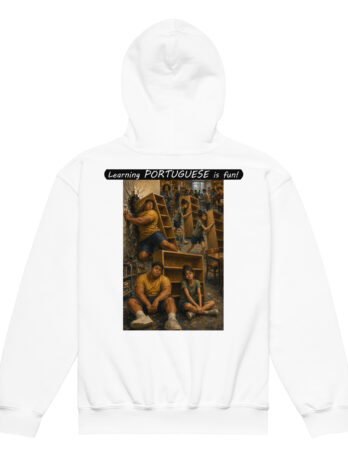 Youth heavy blend hoodie – Learning PORTUGUESE is fun! – Fair Trade